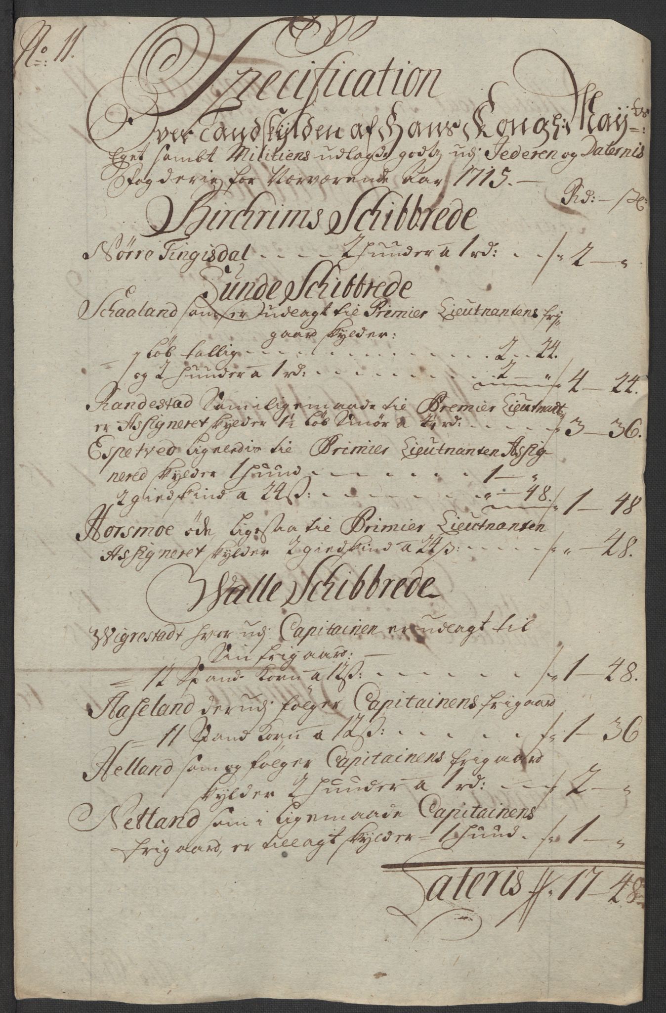 Rentekammeret inntil 1814, Reviderte regnskaper, Fogderegnskap, RA/EA-4092/R46/L2740: Fogderegnskap Jæren og Dalane, 1715-1716, s. 117