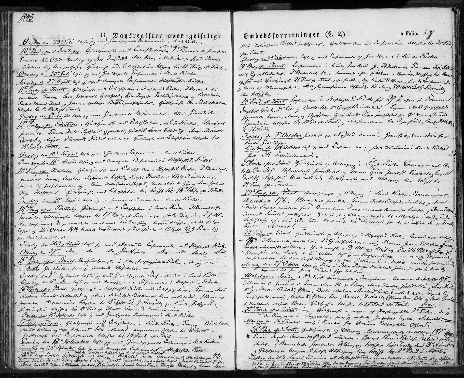 Lund sokneprestkontor, AV/SAST-A-101809/S06/L0008: Ministerialbok nr. A 7.2, 1833-1854, s. 527