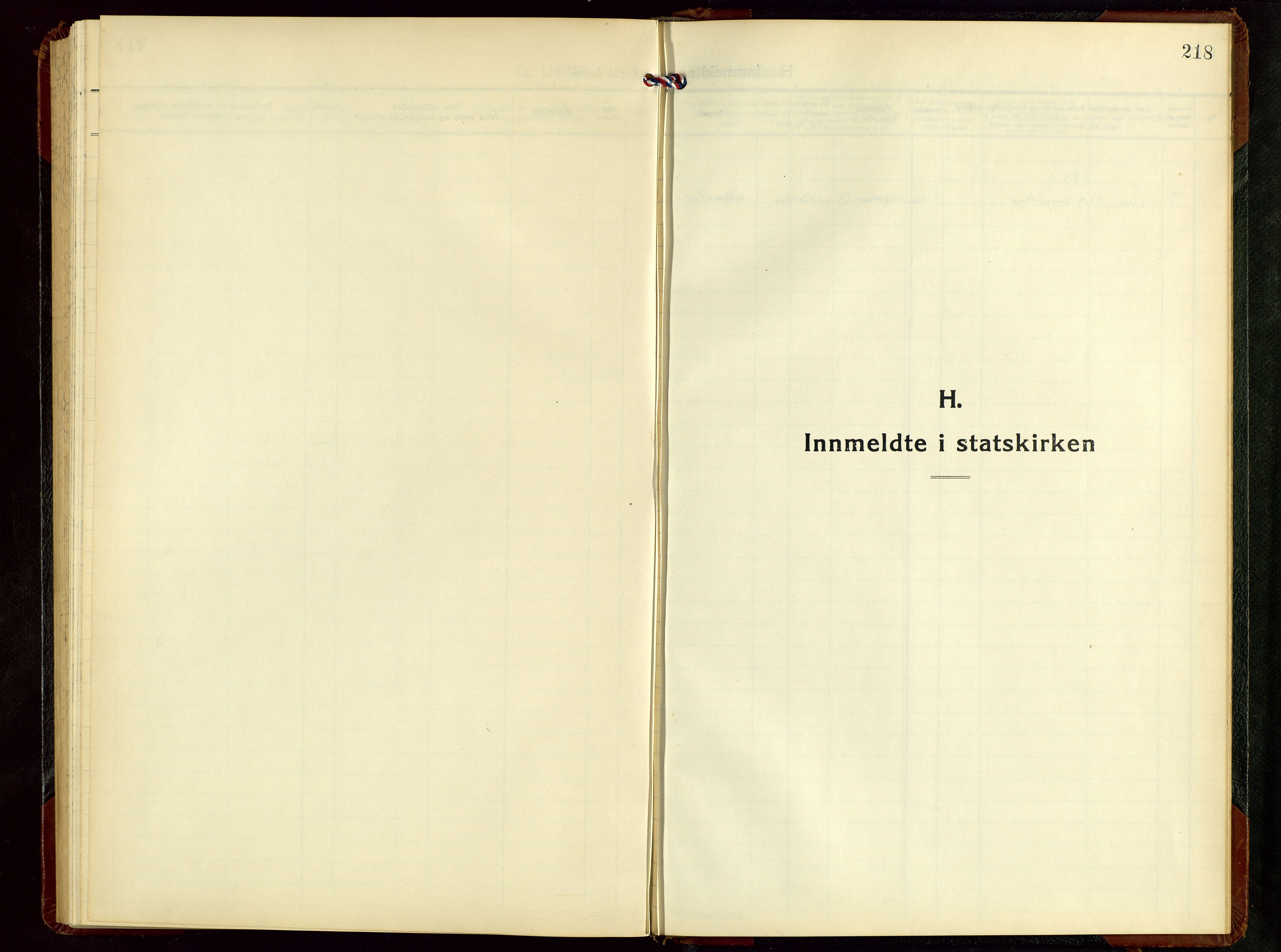 Tysvær sokneprestkontor, AV/SAST-A -101864/H/Ha/Hab/L0007: Klokkerbok nr. B 7, 1943-1970, s. 218