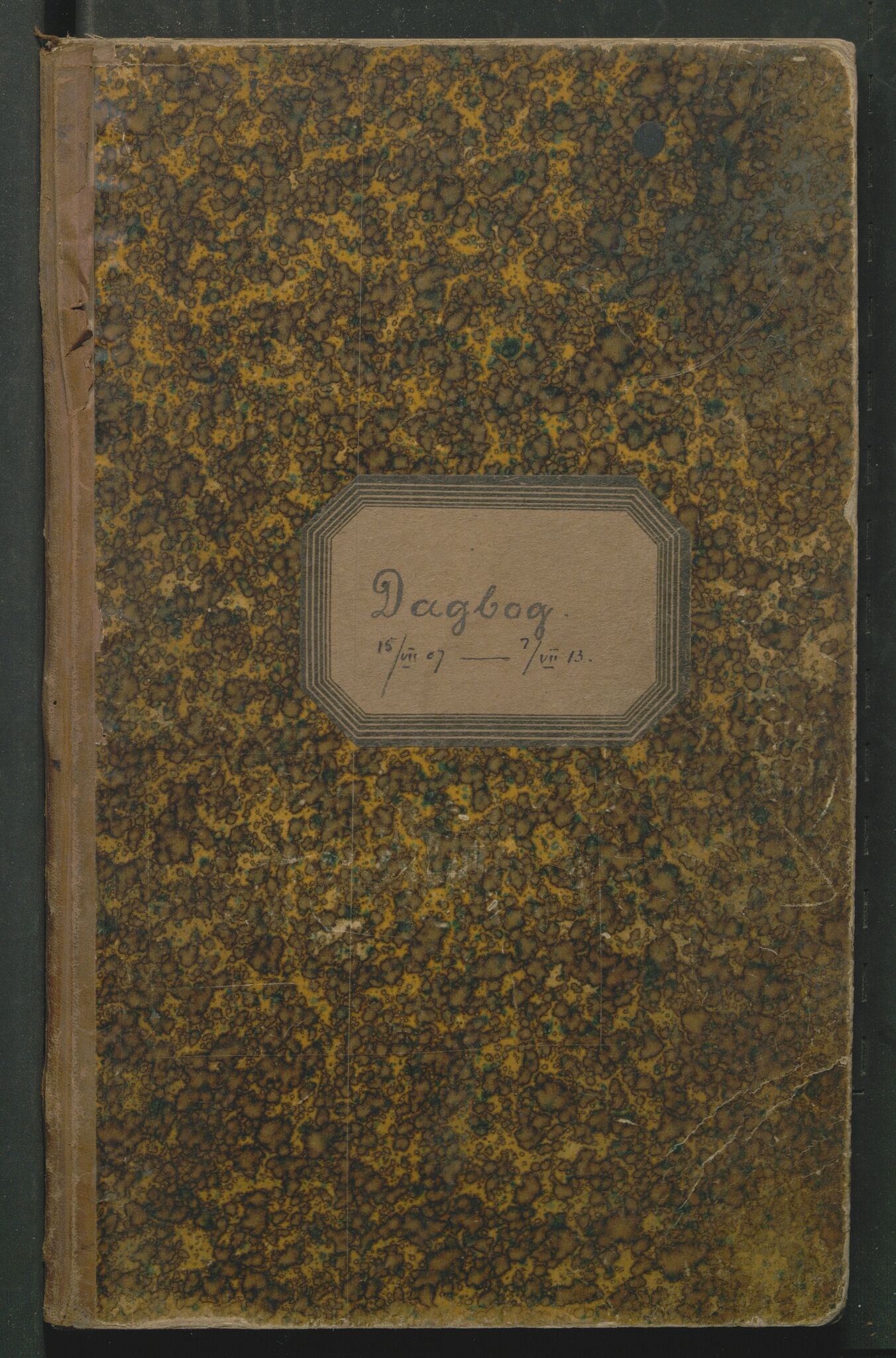 Åker i Vang, Hedmark, og familien Todderud, AV/SAH-ARK-010/G/Ga/L0005/0003: Dagbøker / Dagbok, 1907-1913