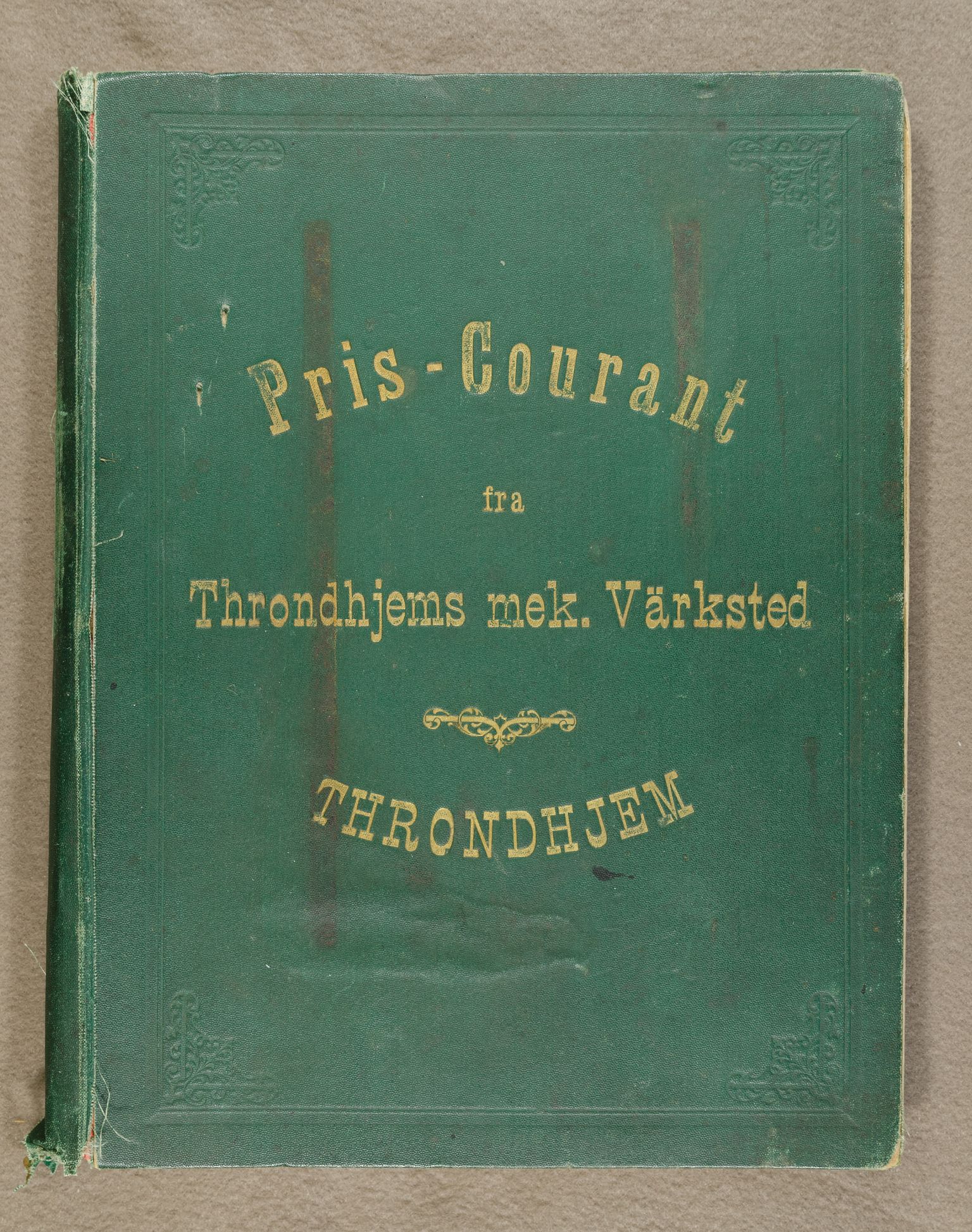 Næs Jernverksmuseets samling av historiske ovnskataloger, NESJ/NJM-006/01/L0006: Throndhjems Mek. Verksted, 1905