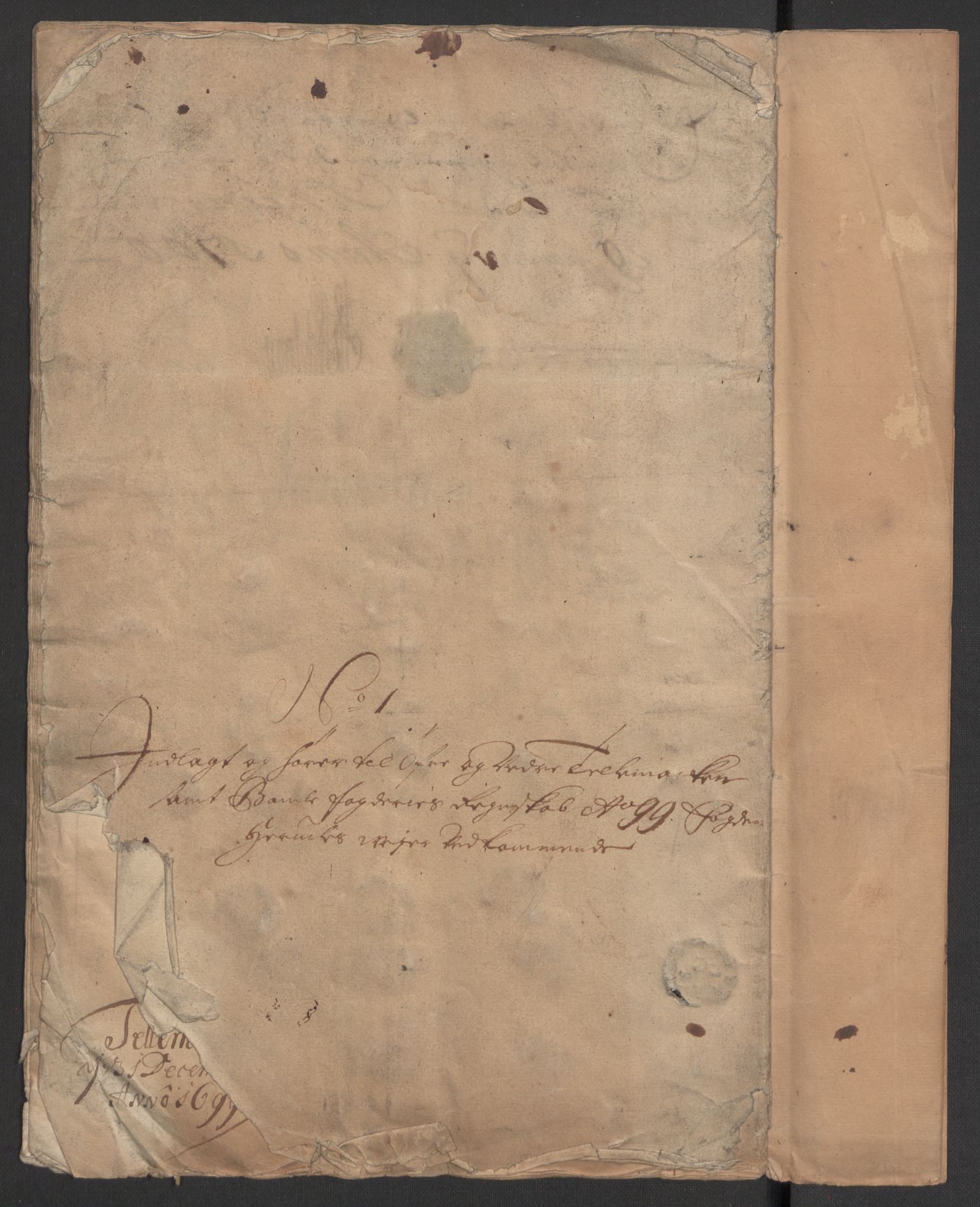 Rentekammeret inntil 1814, Reviderte regnskaper, Fogderegnskap, AV/RA-EA-4092/R36/L2100: Fogderegnskap Øvre og Nedre Telemark og Bamble, 1699, s. 38