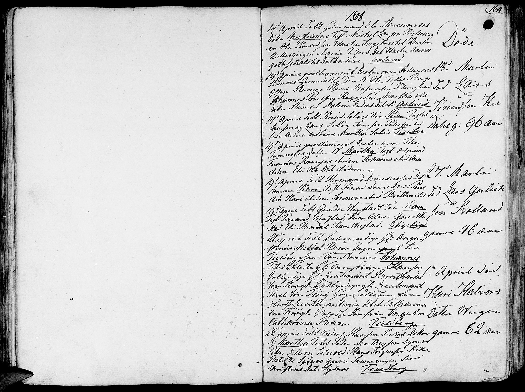 Fjelberg sokneprestembete, SAB/A-75201/H/Haa: Ministerialbok nr. A 3, 1788-1815, s. 164