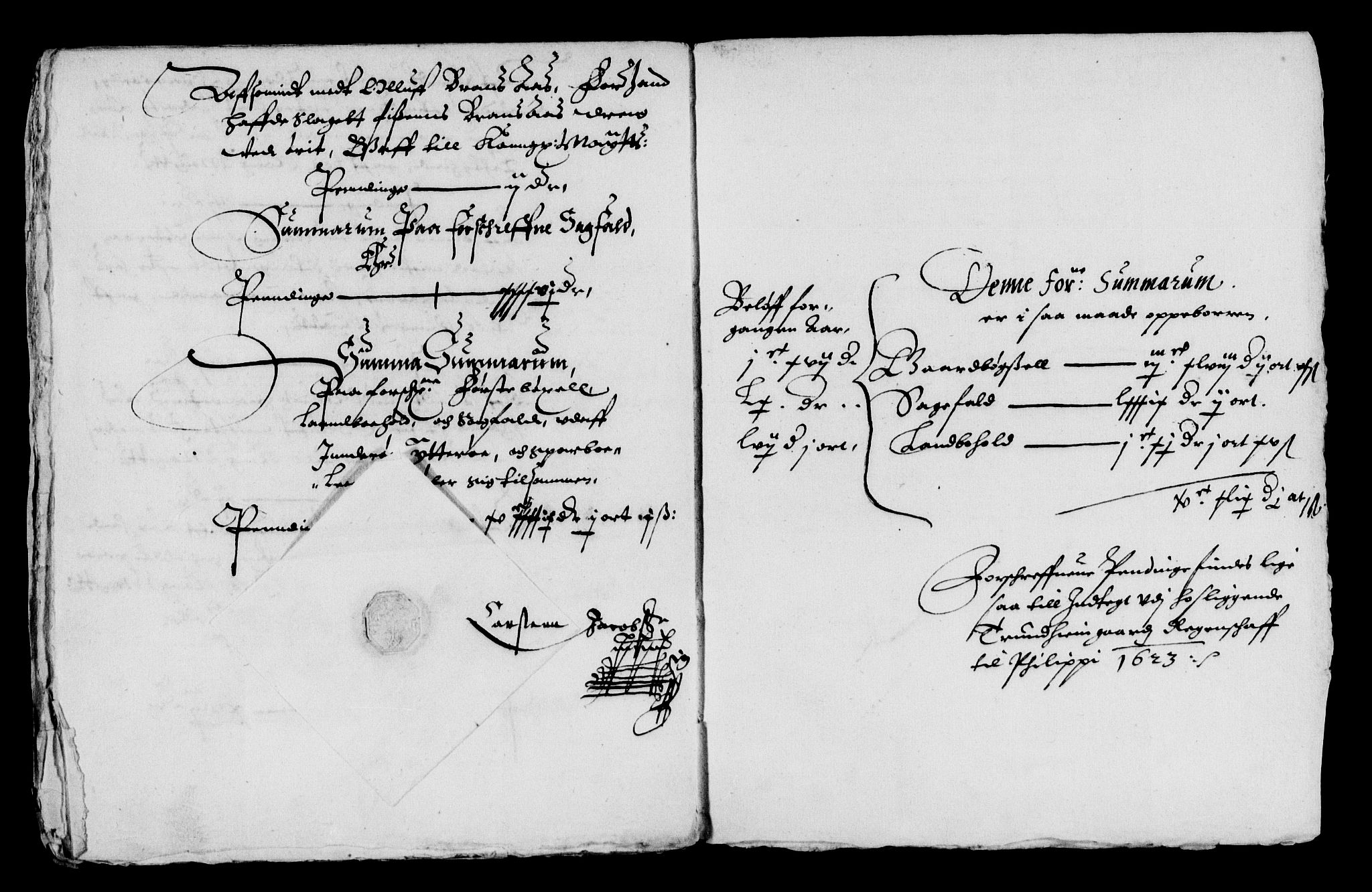 Rentekammeret inntil 1814, Reviderte regnskaper, Lensregnskaper, RA/EA-5023/R/Rb/Rbw/L0023: Trondheim len, 1621-1623