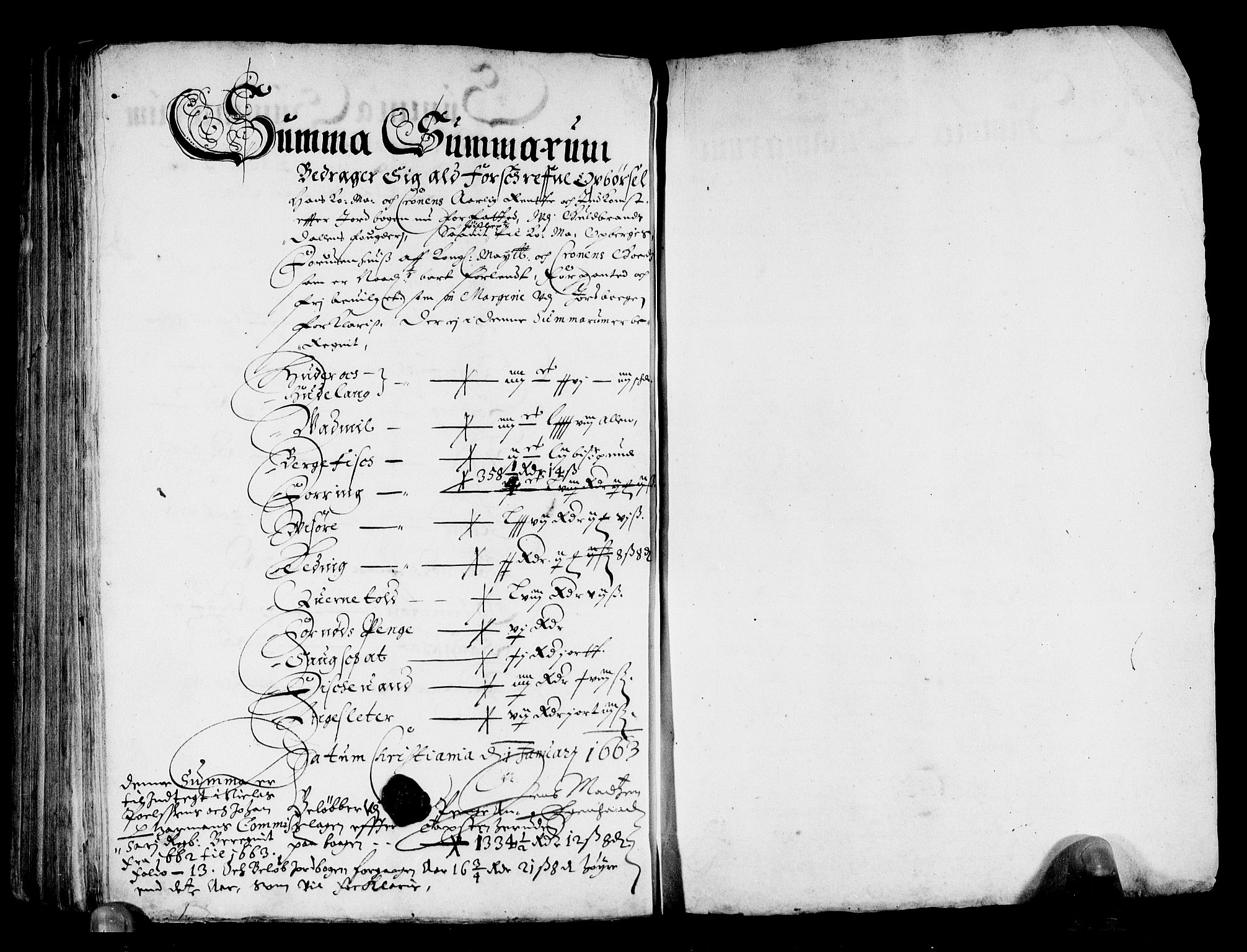 Rentekammeret inntil 1814, Reviderte regnskaper, Stiftamtstueregnskaper, Landkommissariatet på Akershus og Akershus stiftamt, AV/RA-EA-5869/R/Ra/L0008: Landkommissariatet på Akershus, 1661-1662