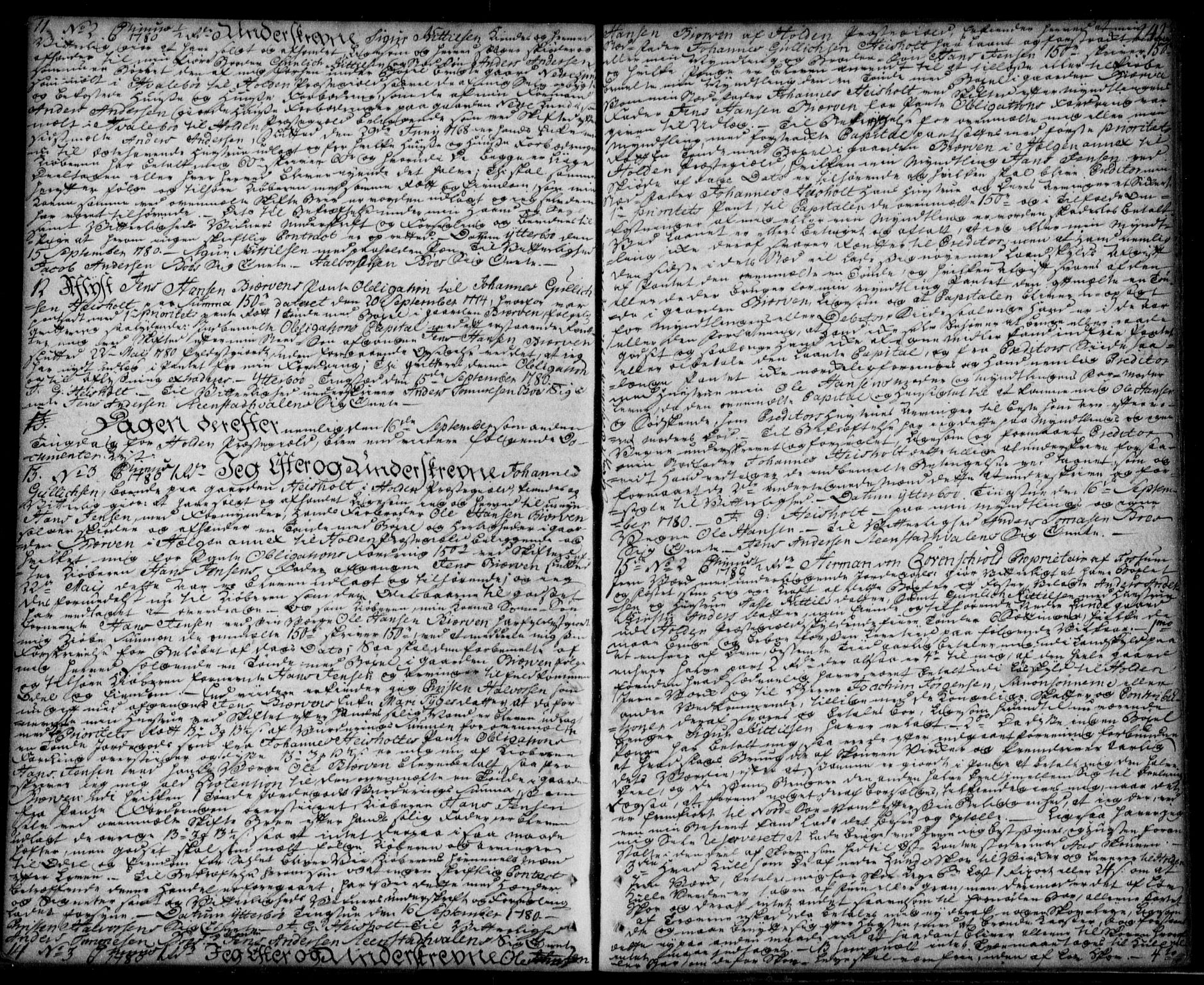 Nedre Telemark sorenskriveri, SAKO/A-135/G/Ga/Gaa/L0001l: Pantebok nr. L, 1775-1781, s. 242