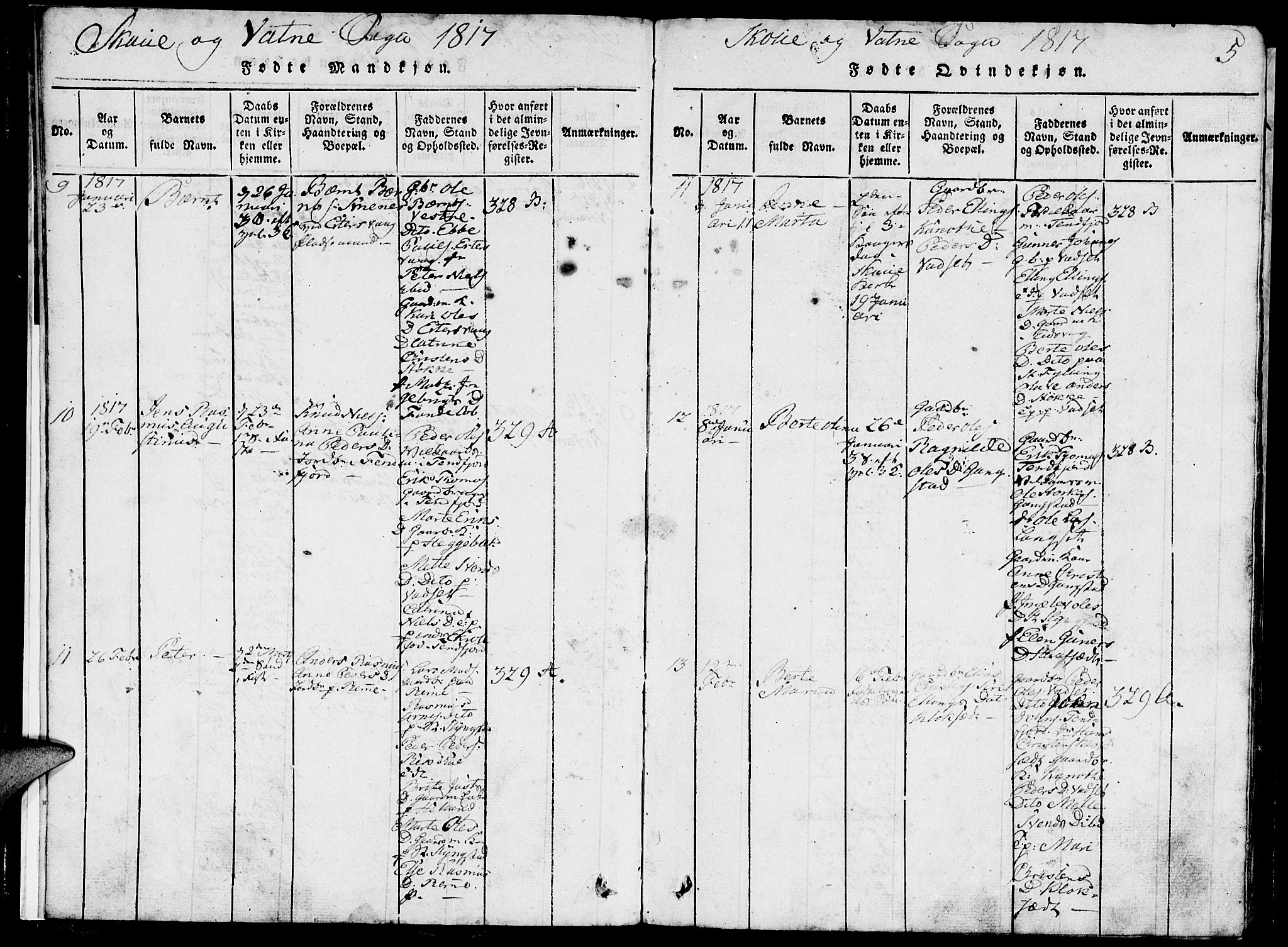 Ministerialprotokoller, klokkerbøker og fødselsregistre - Møre og Romsdal, AV/SAT-A-1454/524/L0360: Klokkerbok nr. 524C01, 1816-1830, s. 5