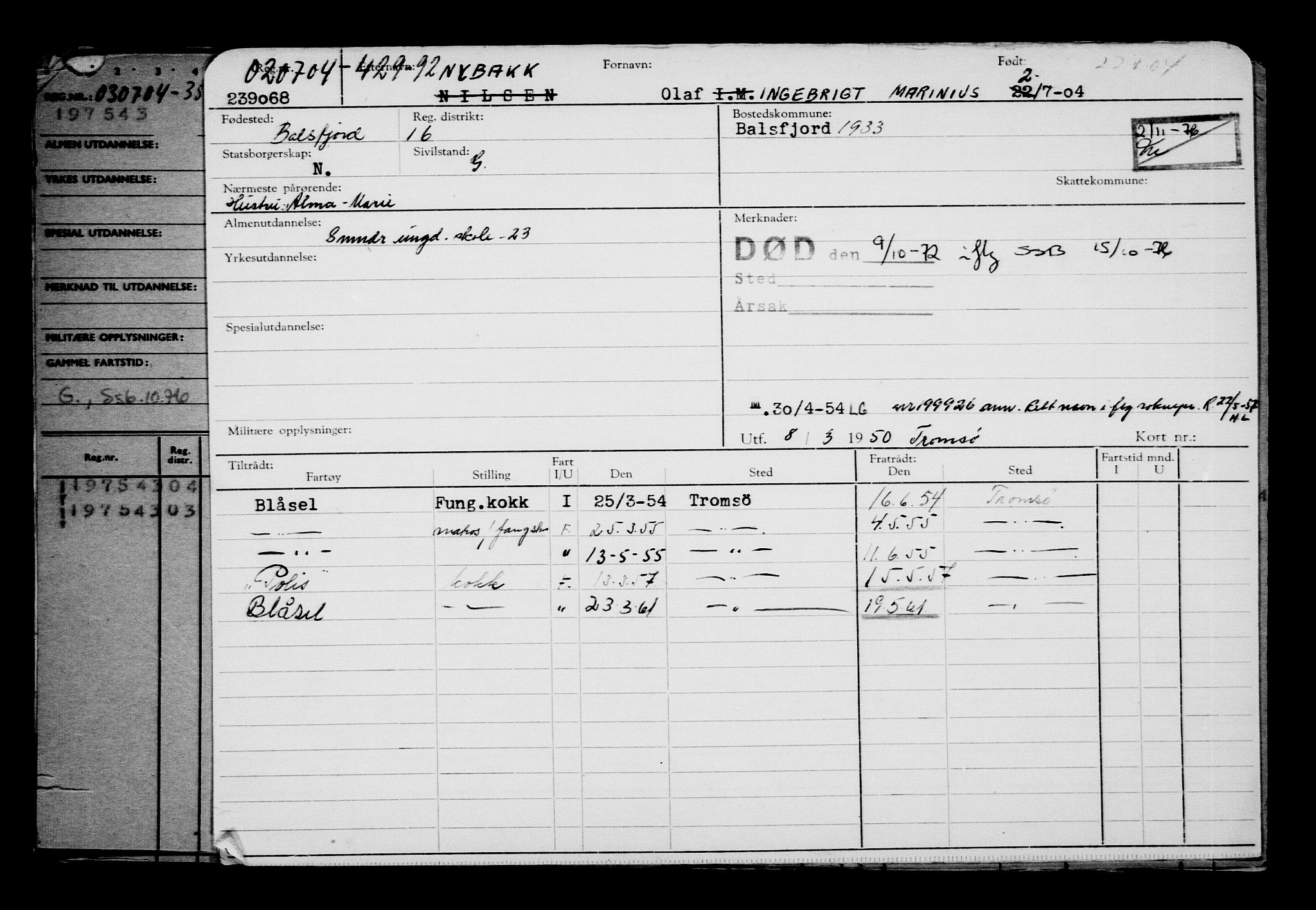 Direktoratet for sjømenn, AV/RA-S-3545/G/Gb/L0054: Hovedkort, 1904, s. 322