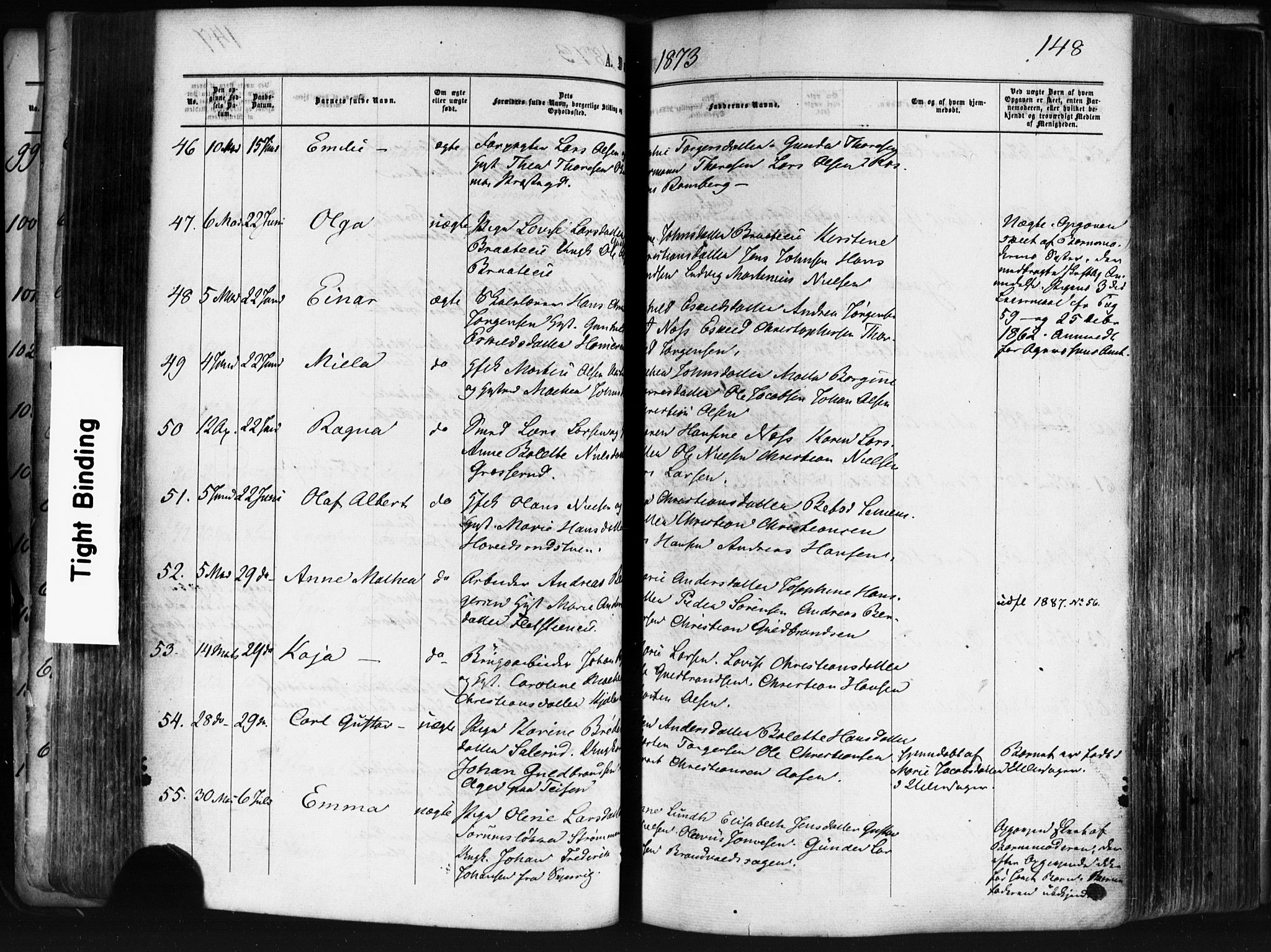 Skedsmo prestekontor Kirkebøker, AV/SAO-A-10033a/F/Fa/L0011: Ministerialbok nr. I 11, 1866-1876, s. 148