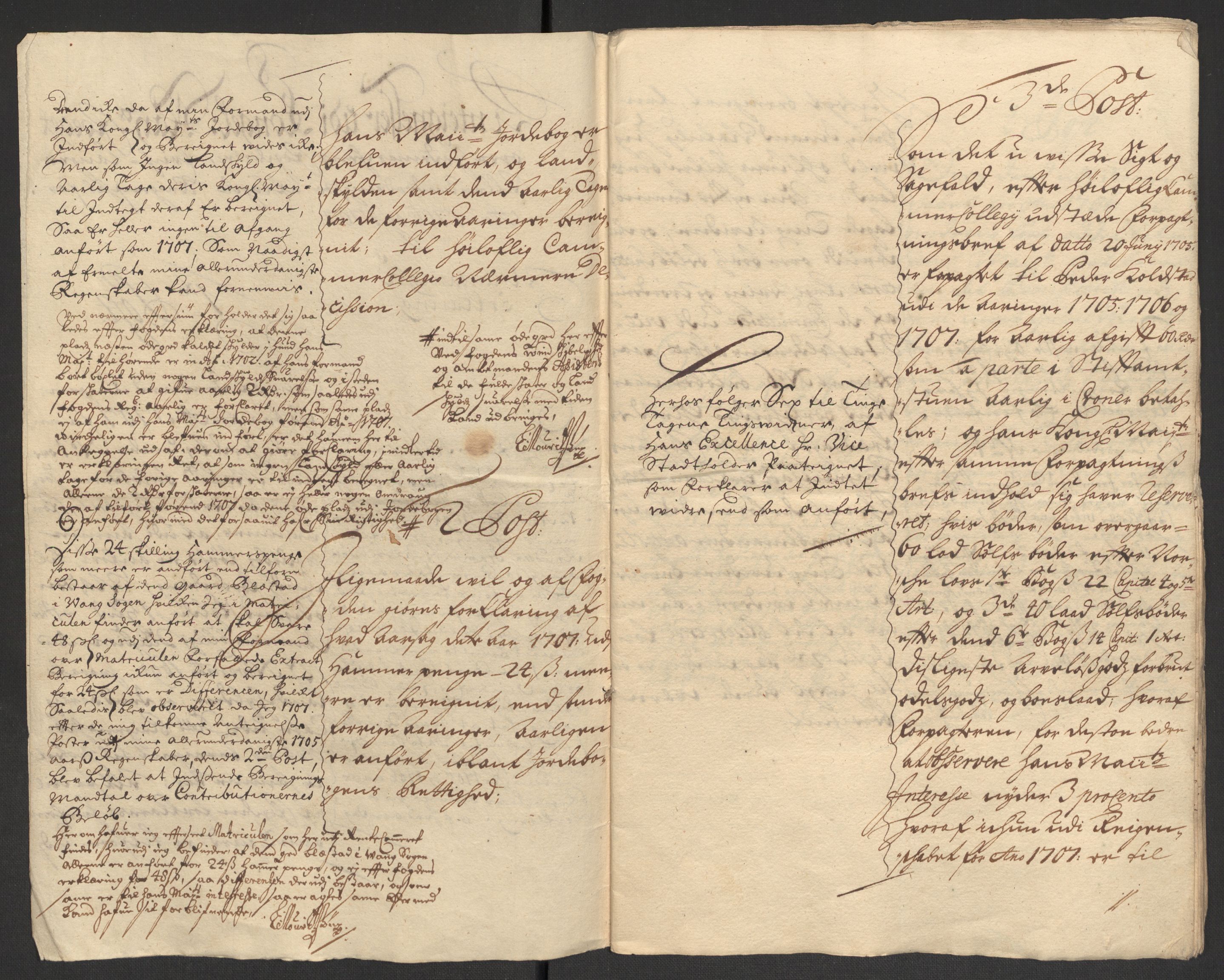 Rentekammeret inntil 1814, Reviderte regnskaper, Fogderegnskap, RA/EA-4092/R16/L1043: Fogderegnskap Hedmark, 1706-1707, s. 475