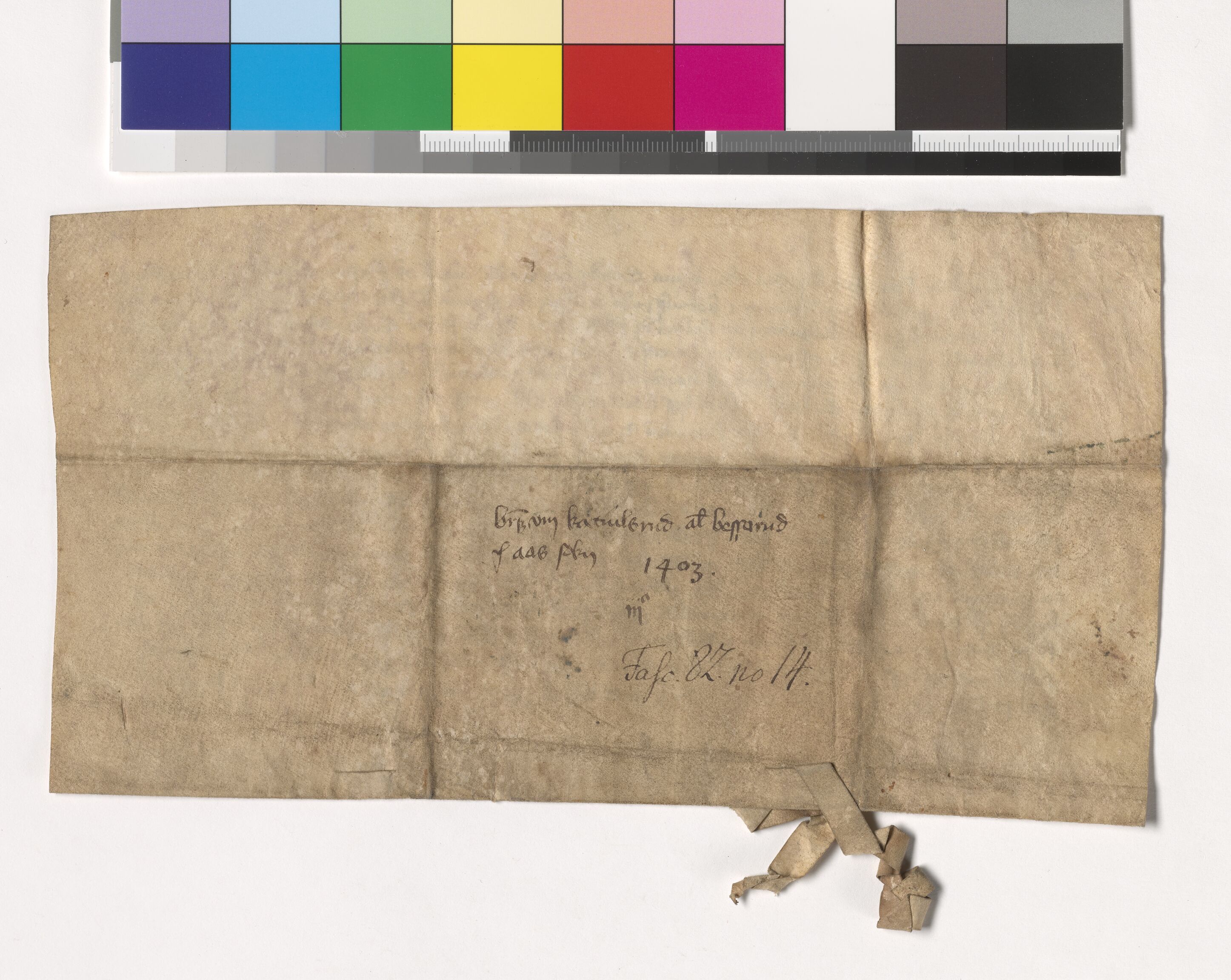 Riksarkivets diplomsamling, AV/RA-EA-5965/F05/L0202: NRA AM fasc. 82 nr. 3 - fasc. 83 nr. 4, 1401-1405, s. 19