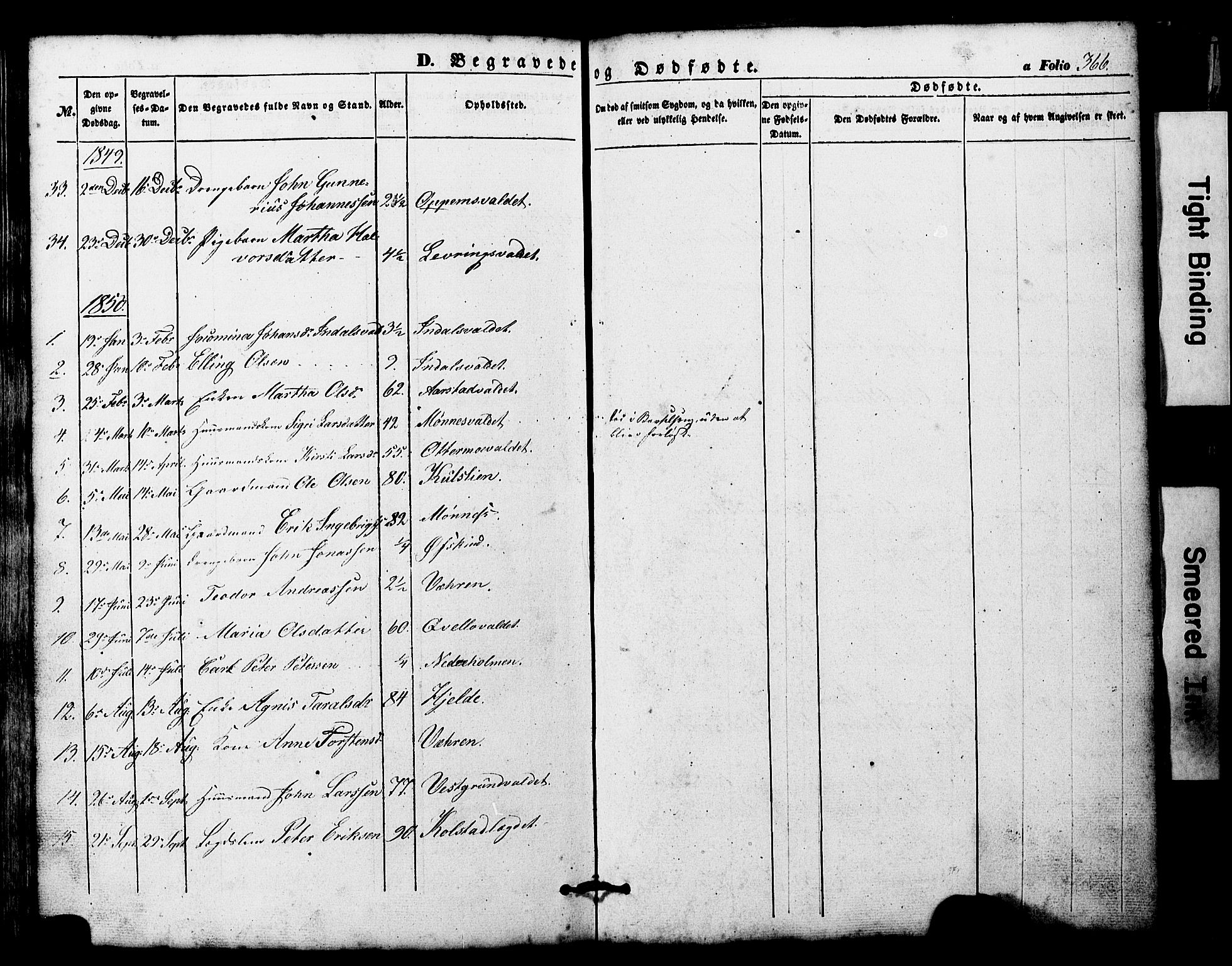 Ministerialprotokoller, klokkerbøker og fødselsregistre - Nord-Trøndelag, SAT/A-1458/724/L0268: Klokkerbok nr. 724C04, 1846-1878, s. 366