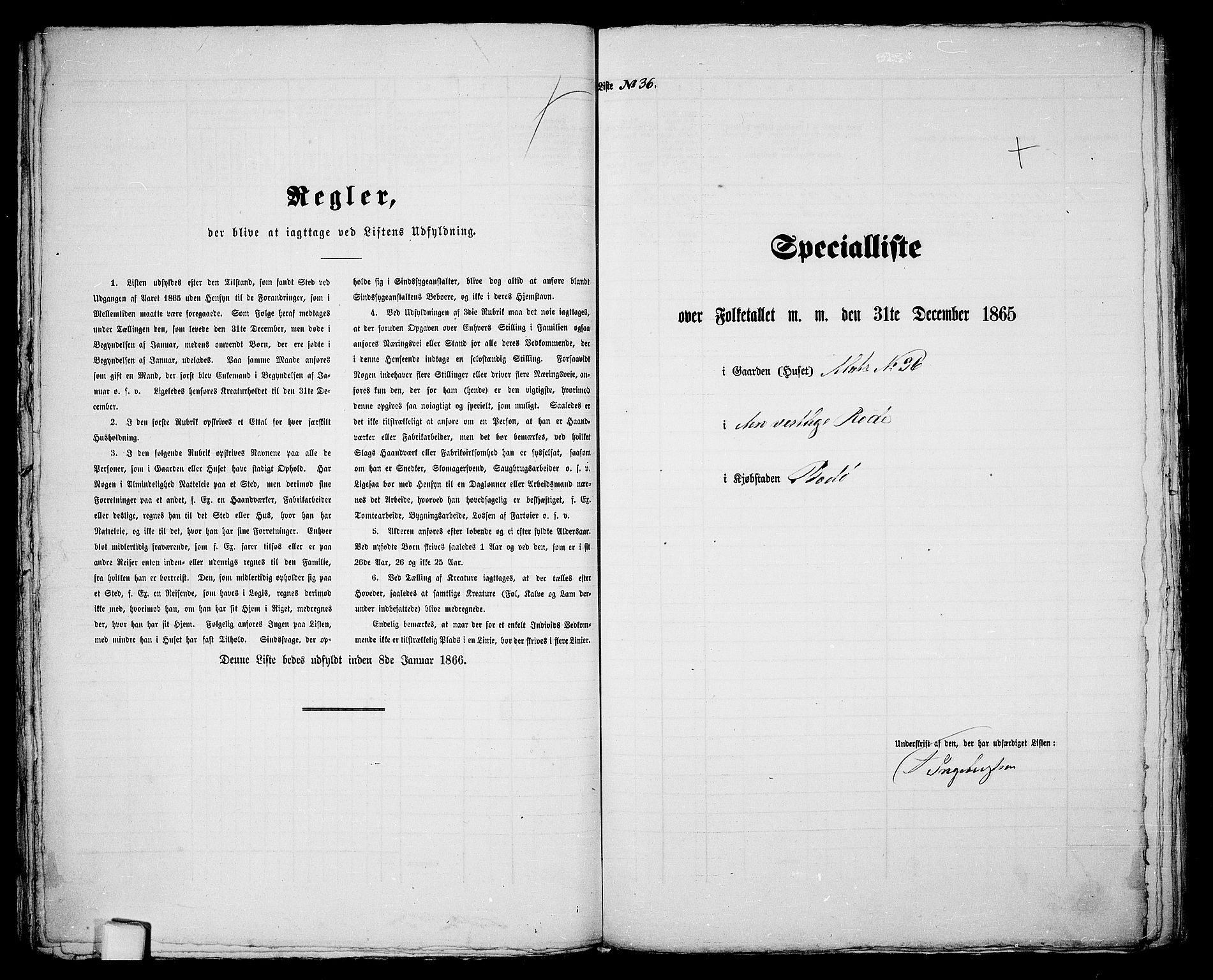 RA, Folketelling 1865 for 1804B Bodø prestegjeld, Bodø kjøpstad, 1865, s. 67