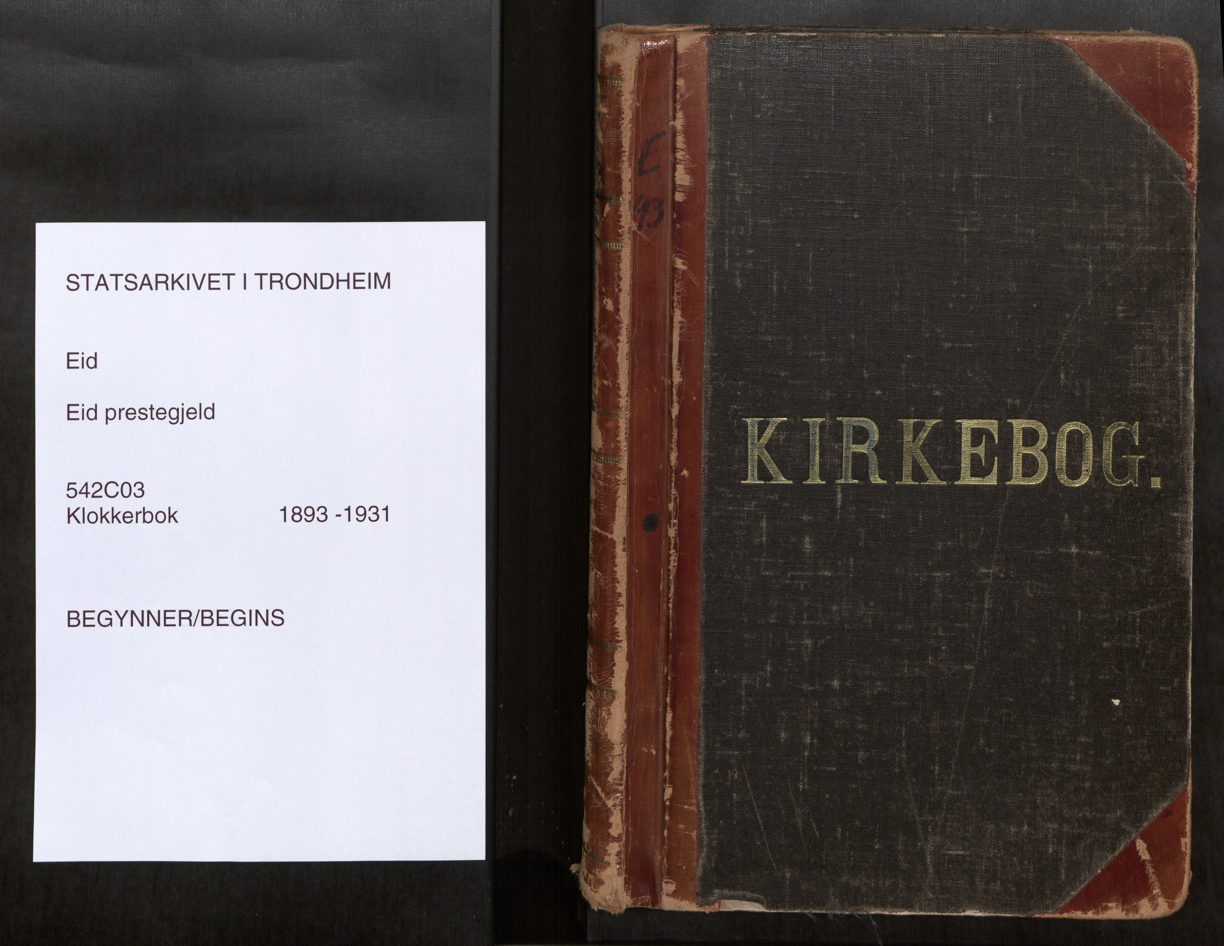 Ministerialprotokoller, klokkerbøker og fødselsregistre - Møre og Romsdal, SAT/A-1454/542/L0561: Klokkerbok nr. 542C03, 1893-1931