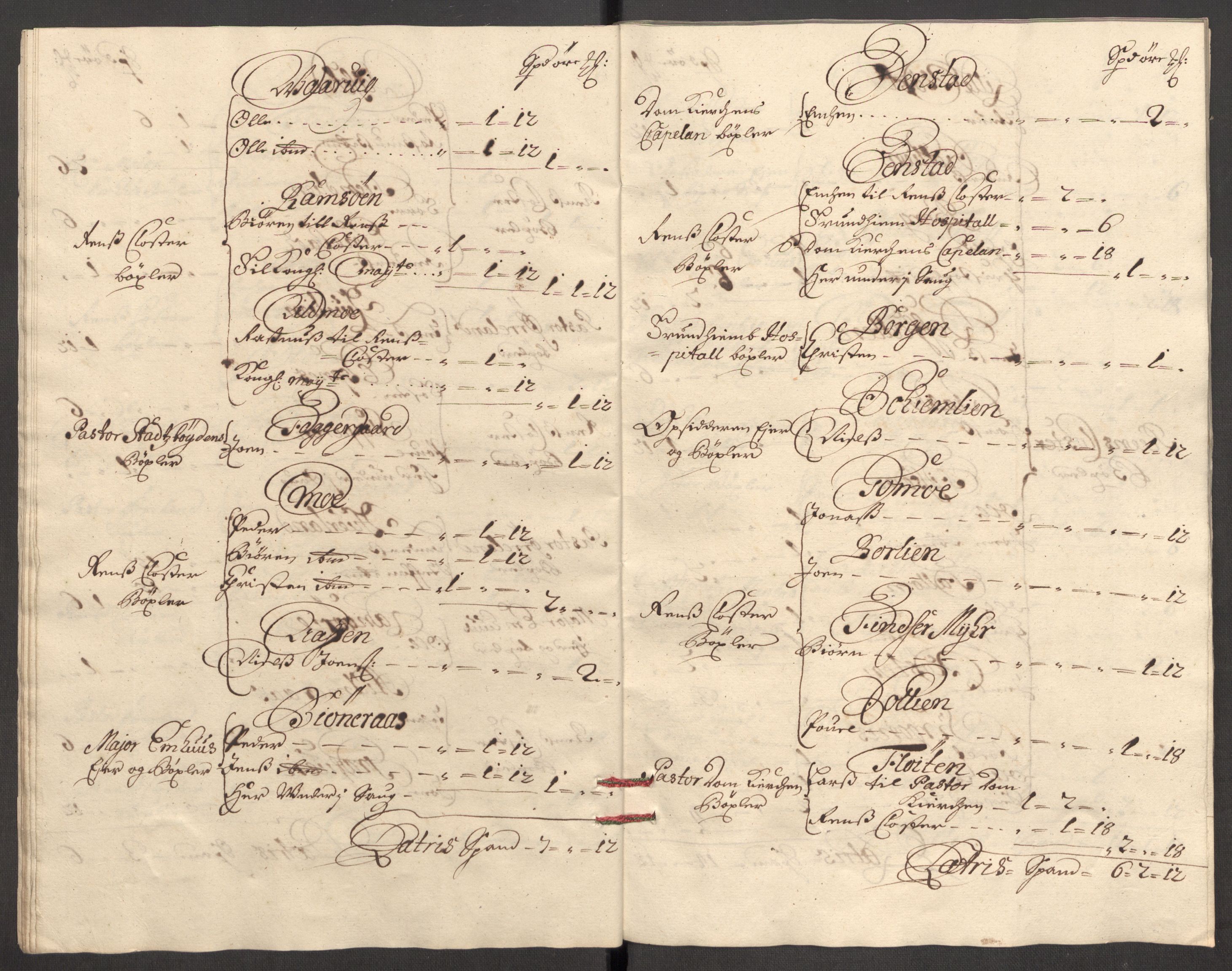 Rentekammeret inntil 1814, Reviderte regnskaper, Fogderegnskap, RA/EA-4092/R57/L3855: Fogderegnskap Fosen, 1702-1703, s. 258