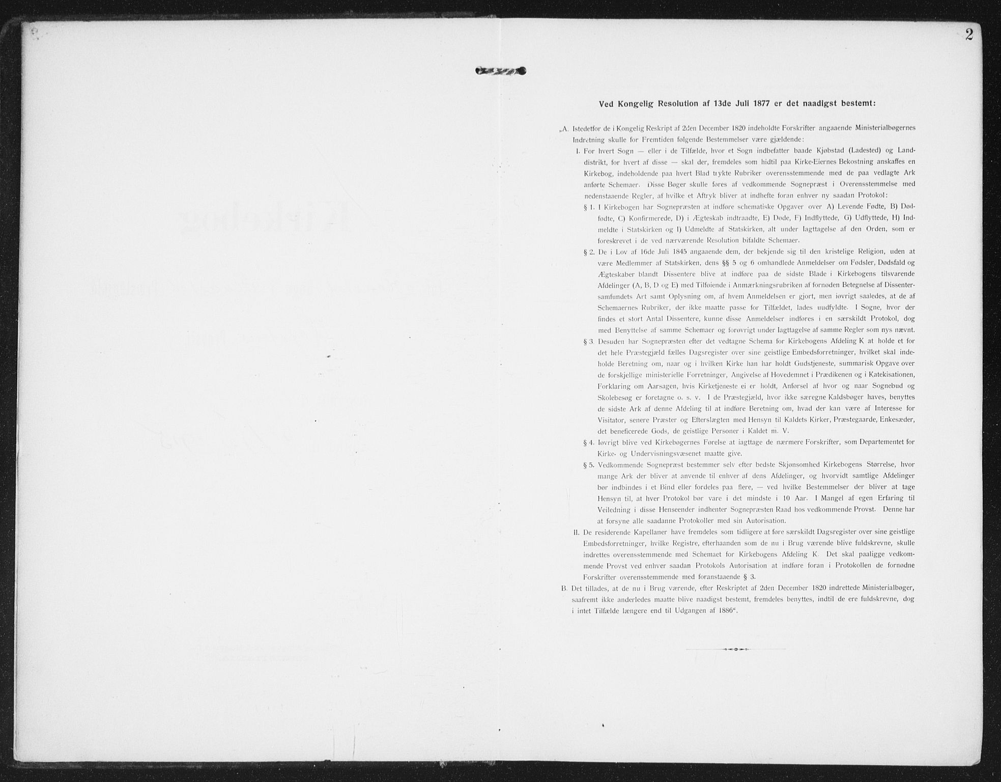 Ministerialprotokoller, klokkerbøker og fødselsregistre - Nordland, SAT/A-1459/885/L1206: Ministerialbok nr. 885A07, 1905-1915, s. 2