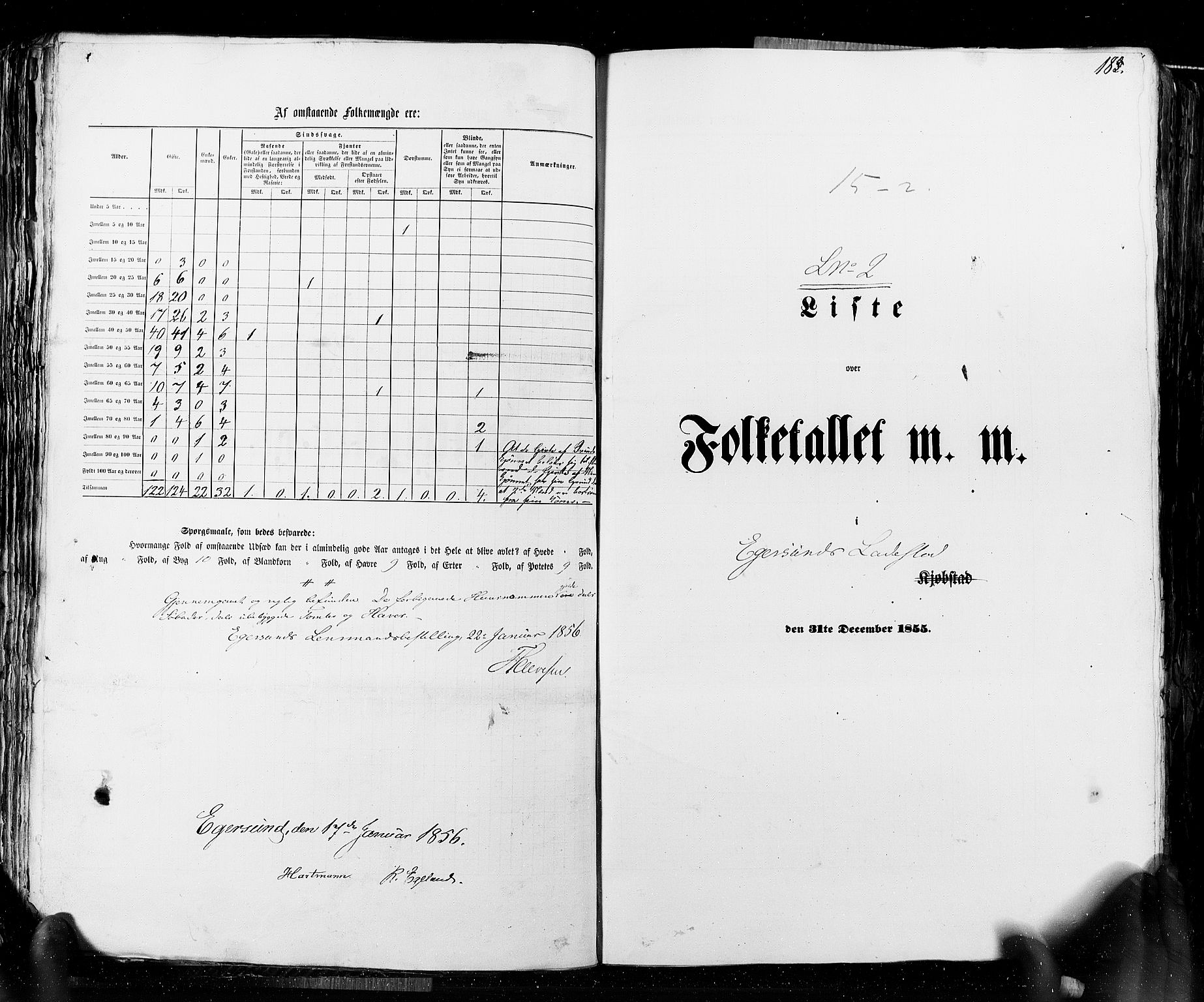 RA, Folketellingen 1855, bind 8: Kjøpsteder og ladesteder: Risør-Vadsø, 1855, s. 183
