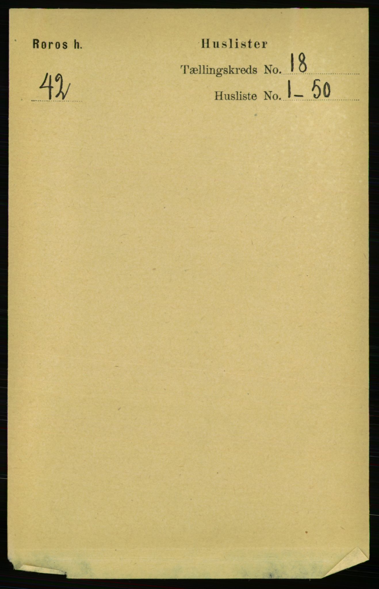 RA, Folketelling 1891 for 1640 Røros herred, 1891, s. 4800