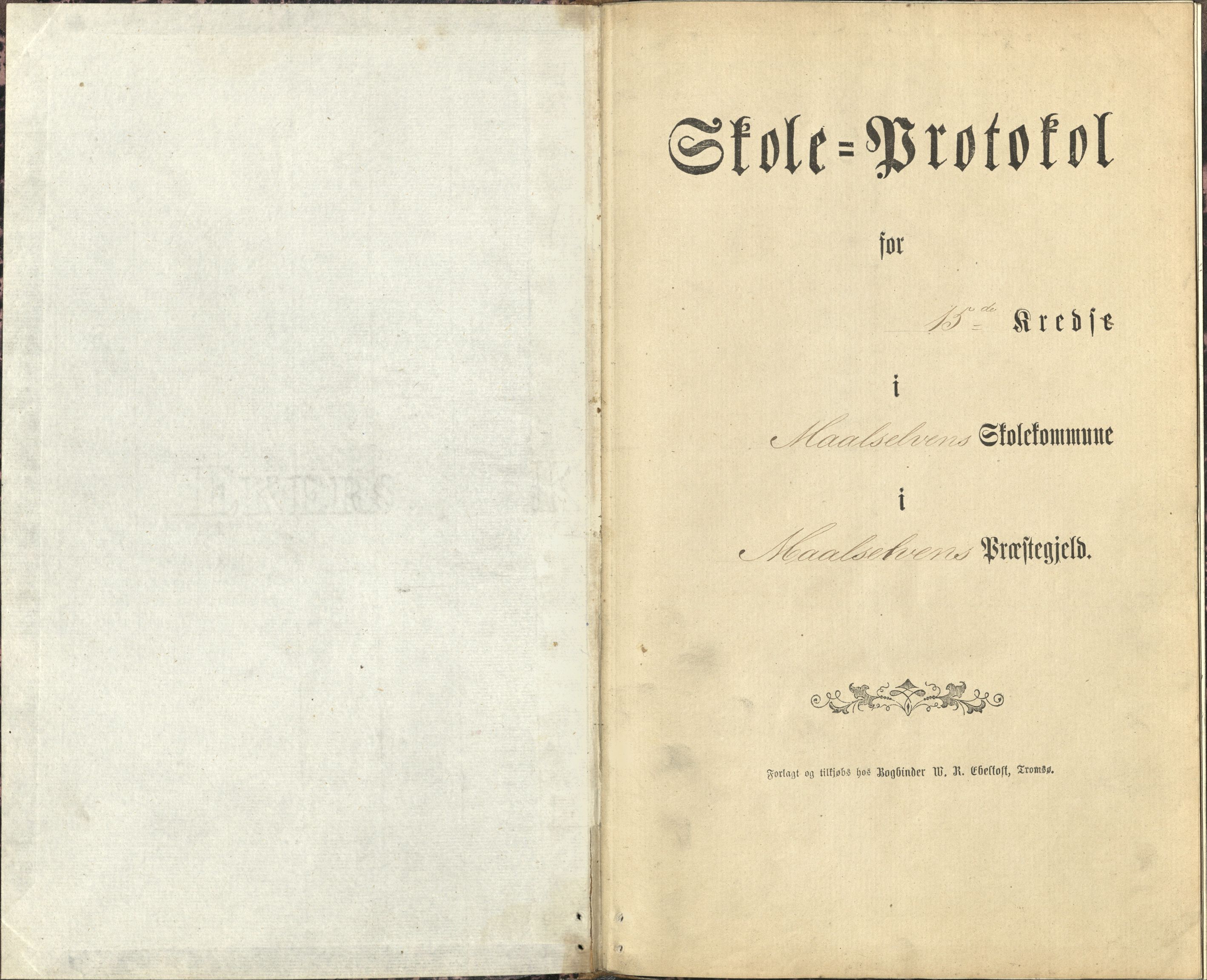 Målselv kommune, AT/K-1924/05/02/01/119: Målselv skolekommune 15. krets - skole på gårdene Tillermo, Kristianemo, Solberg, Solbergnes, Nergård, Nysted, 1870-1876