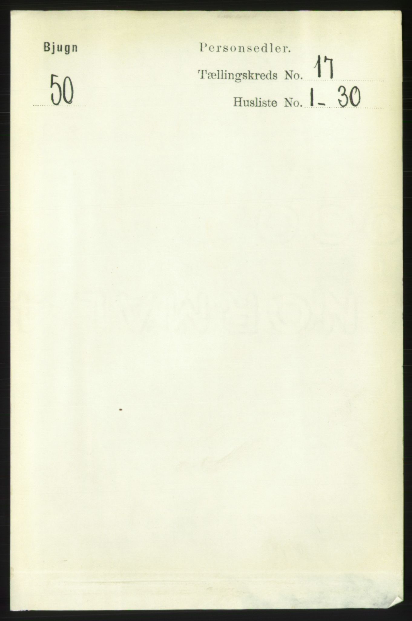 RA, Folketelling 1891 for 1627 Bjugn herred, 1891, s. 4697