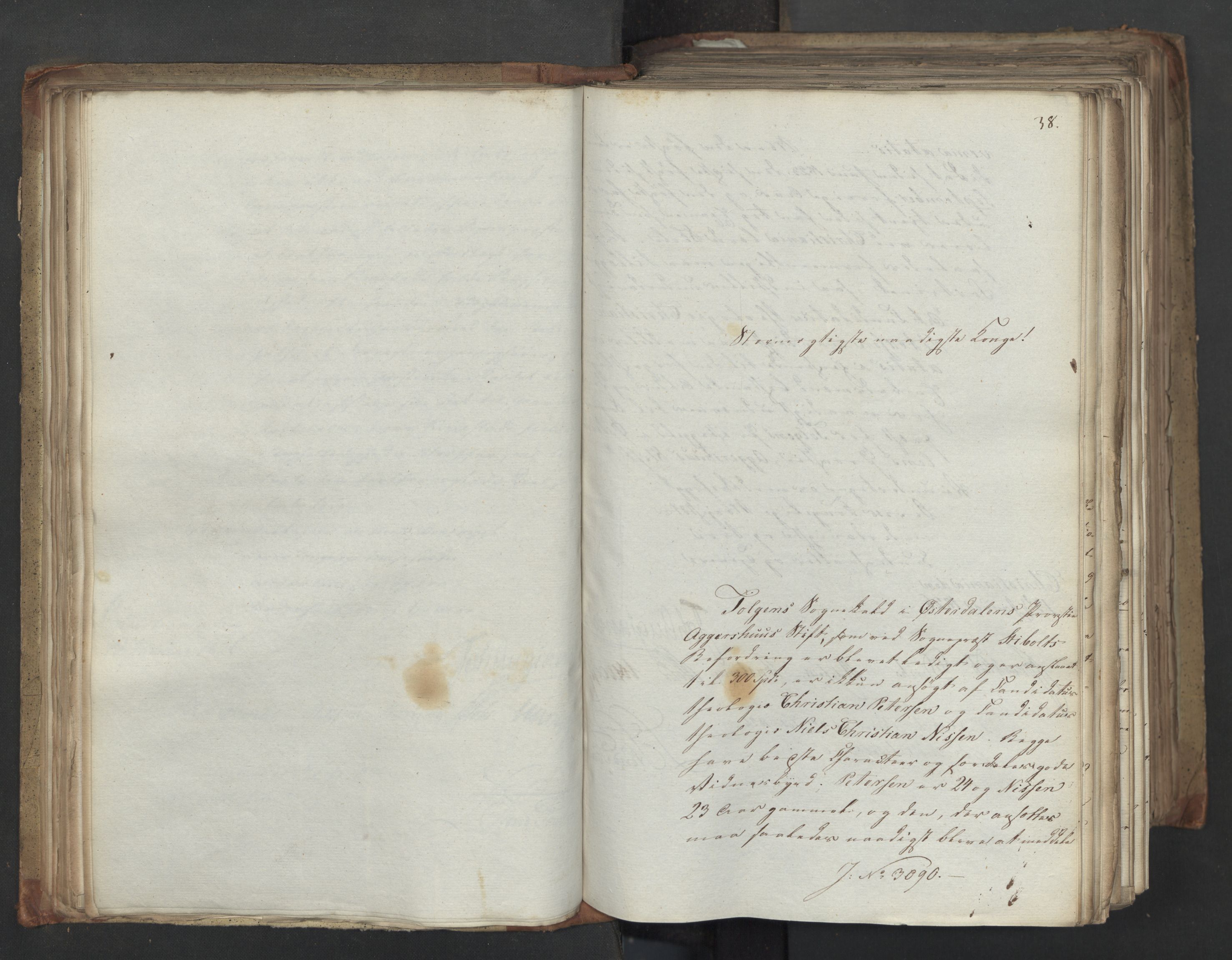 Statsrådsavdelingen i Stockholm, AV/RA-S-1003/D/Da/L0045: Regjeringsinnstillinger nr. 3067-3307, 1826, s. 65