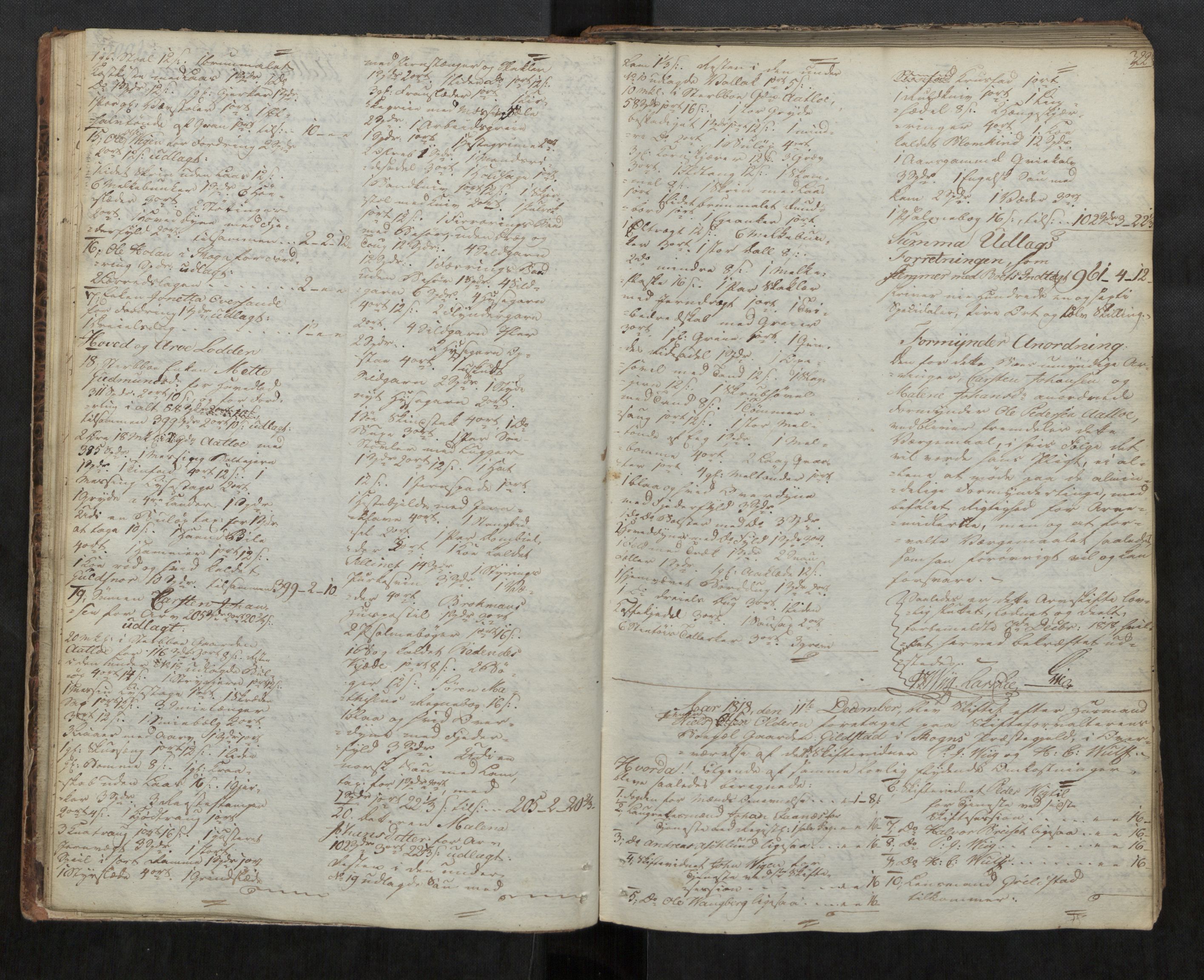 Stjør- og Verdal sorenskriveri, AV/SAT-A-4167/1/3/3A/L0030: Skifteprotokoll 25, 1818-1833, s. 22