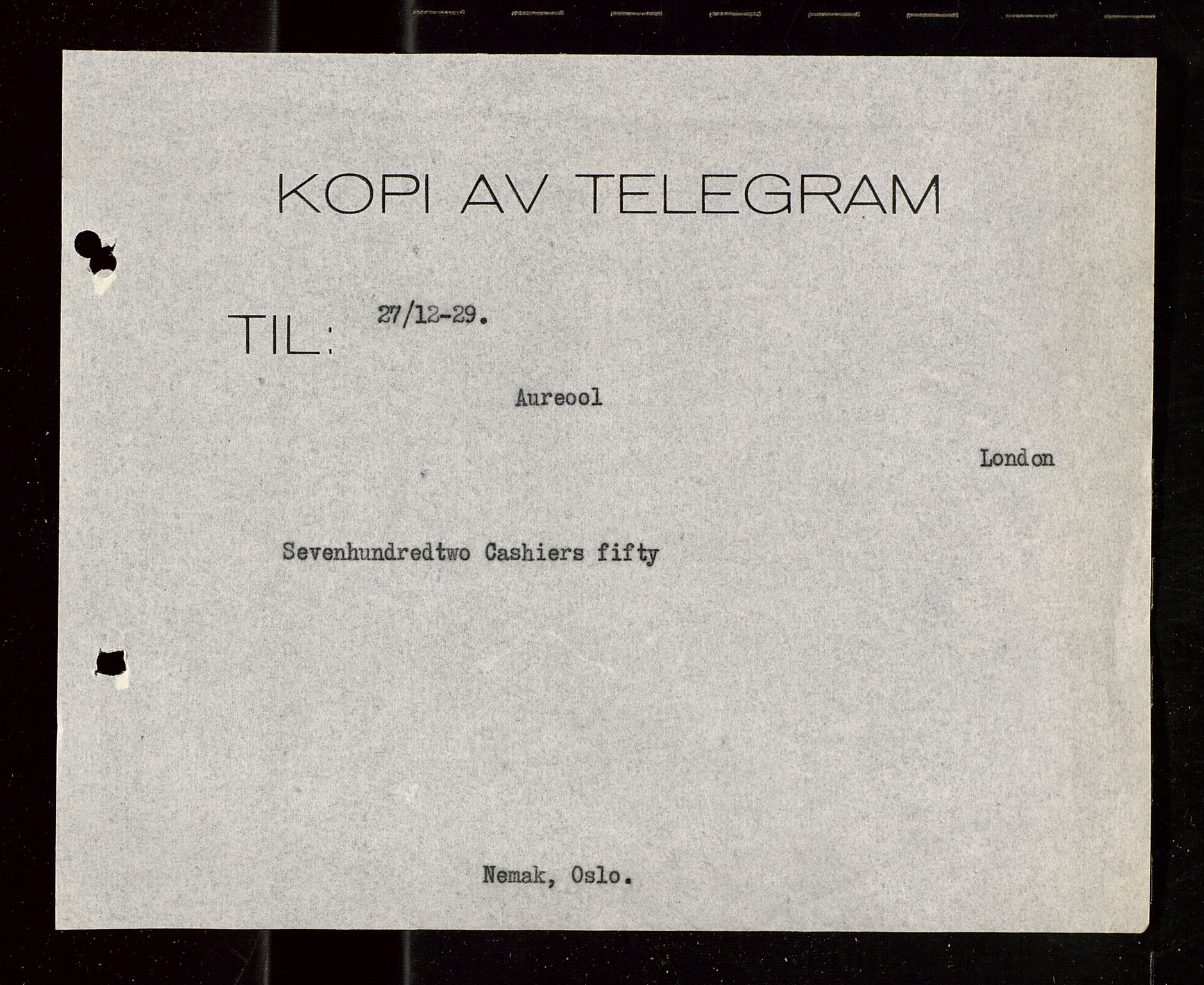 Pa 1521 - A/S Norske Shell, SAST/A-101915/E/Ea/Eaa/L0015: Sjefskorrespondanse, 1928-1929, s. 449