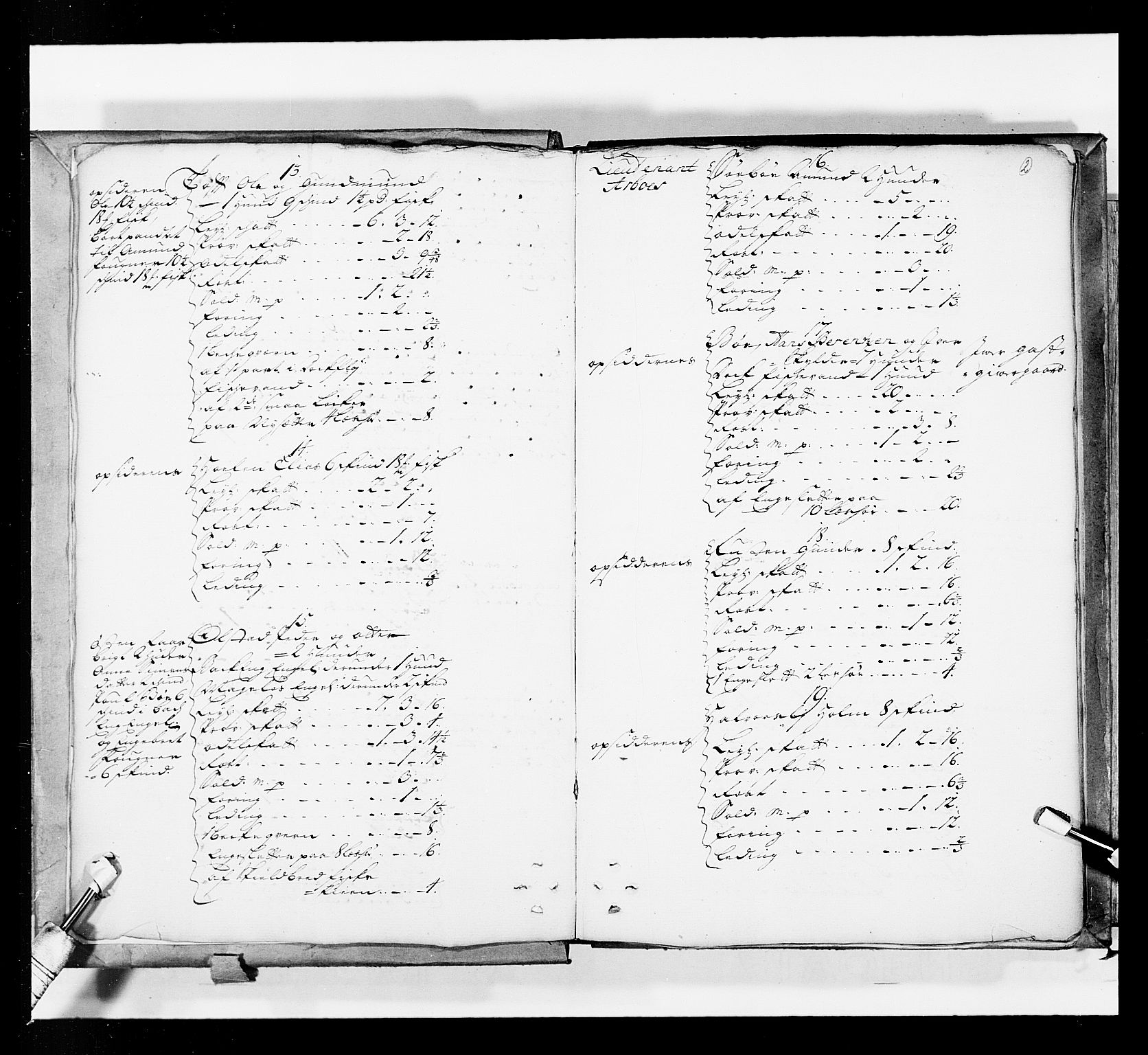 Stattholderembetet 1572-1771, RA/EA-2870/Ek/L0036/0001: Jordebøker 1662-1720: / Matrikkel for Gudbrandsdal, 1719, s. upaginert-2a