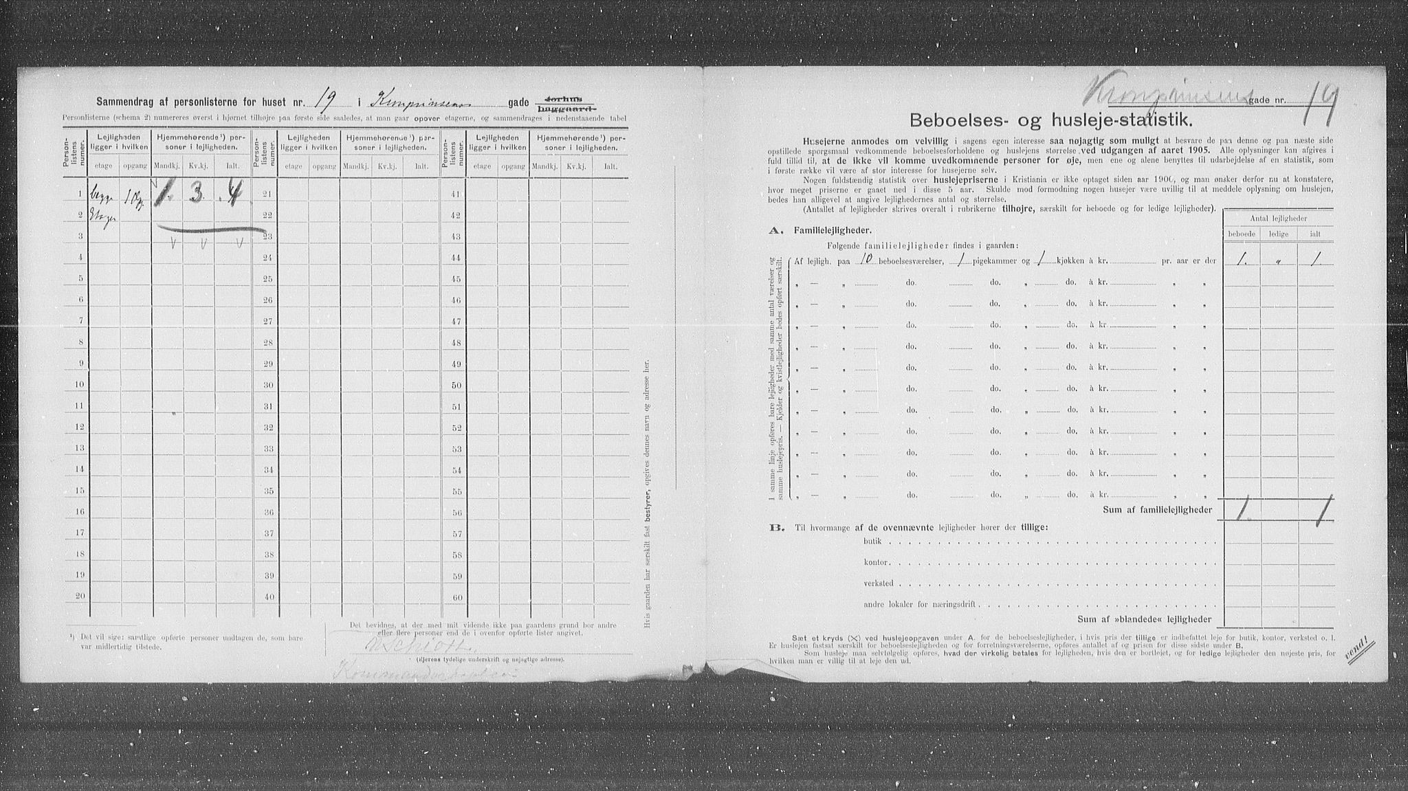 OBA, Kommunal folketelling 31.12.1905 for Kristiania kjøpstad, 1905, s. 28883