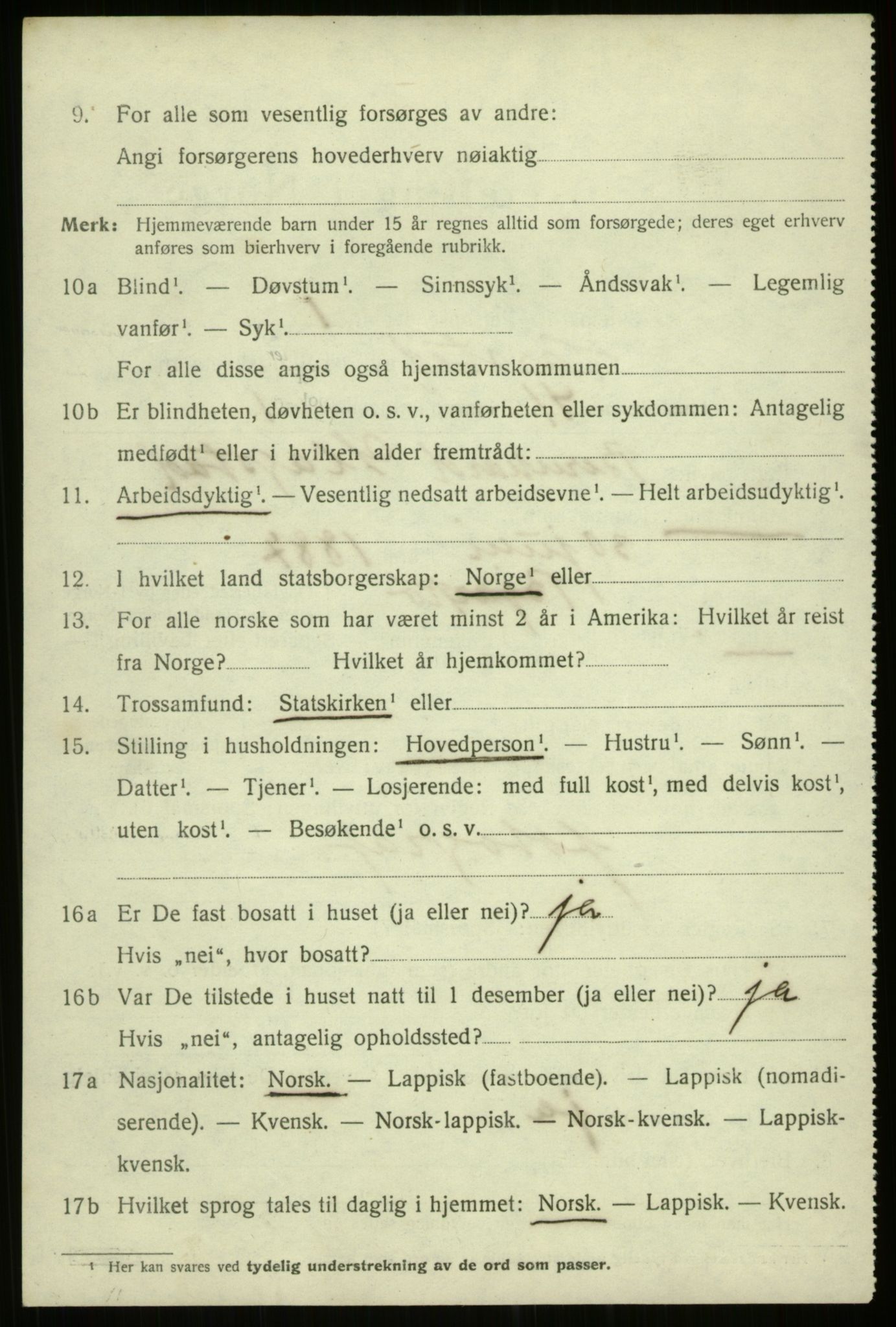 SATØ, Folketelling 1920 for 1901 Harstad ladested, 1920, s. 9761