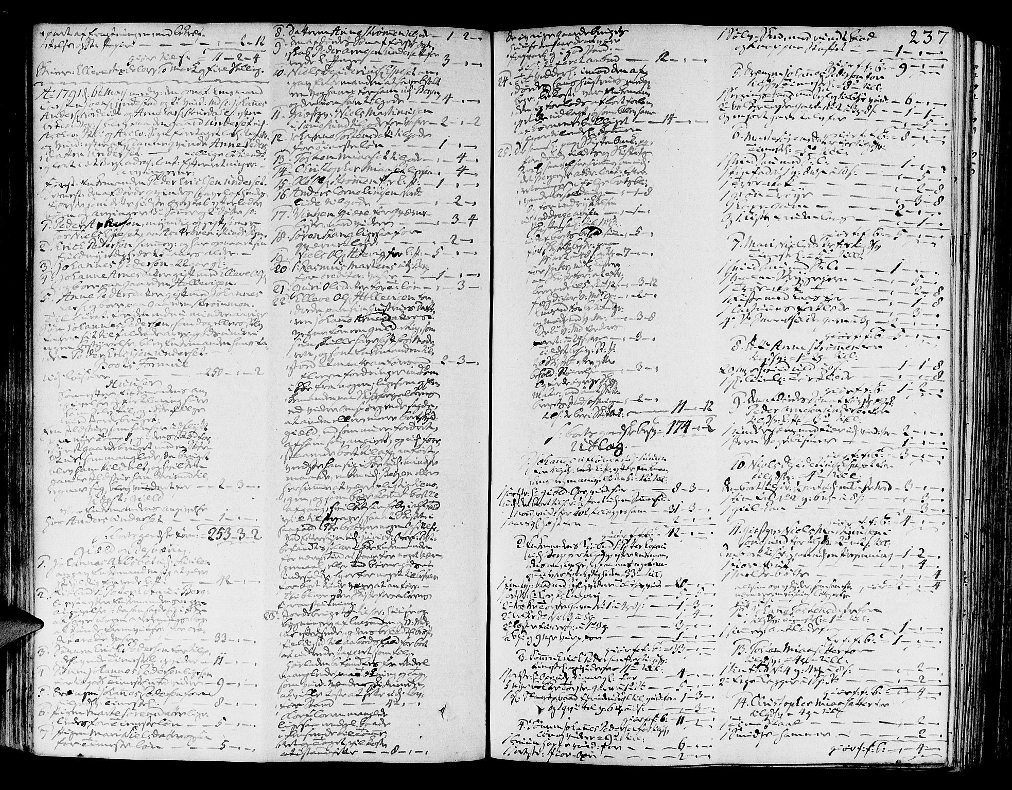 Sunnfjord tingrett, AV/SAB-A-3201/1/H/Ha/Hab/L0010: Skifteprotokoll, 1787-1798, s. 236b-237a