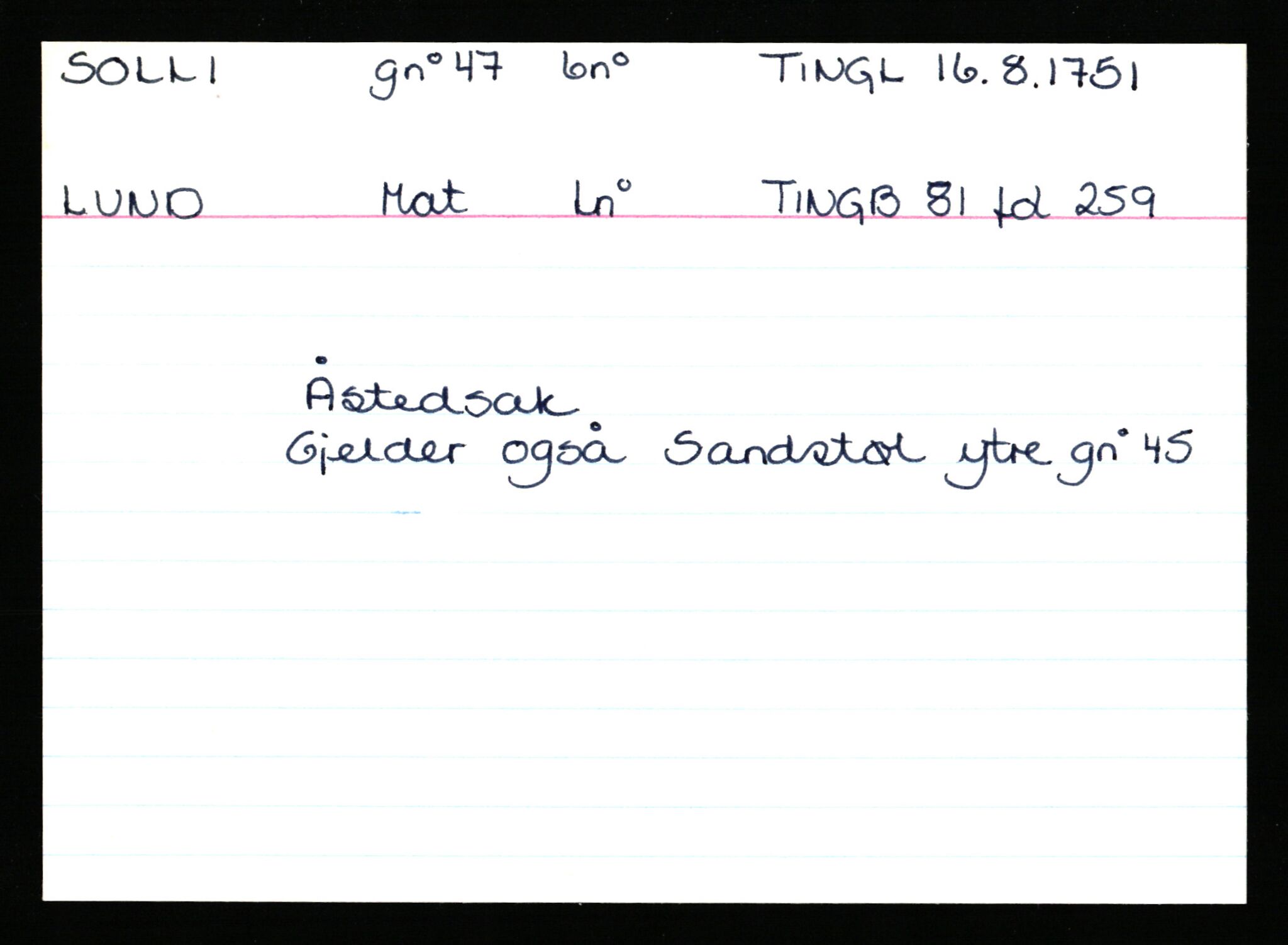 Statsarkivet i Stavanger, AV/SAST-A-101971/03/Y/Ym/L0054: Åstedskort sortert etter gårdsnavn: Soleim - Stavneim, 1600-1950, s. 22