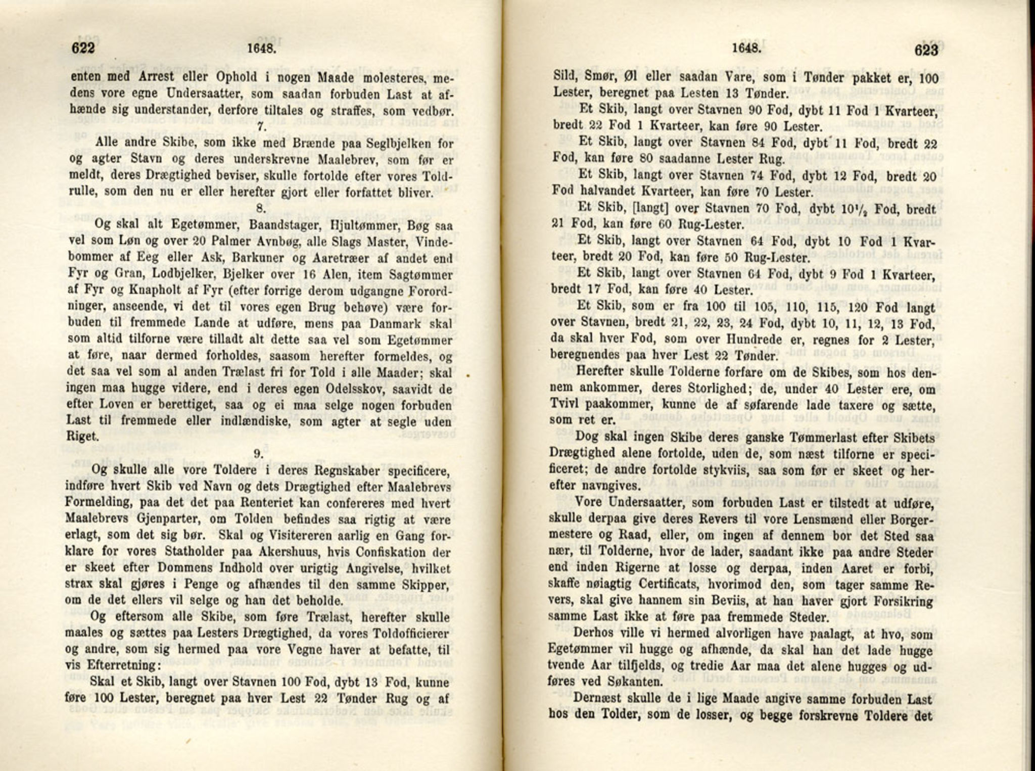 Publikasjoner utgitt av Det Norske Historiske Kildeskriftfond, PUBL/-/-/-: Norske Rigs-Registranter, bind 8, 1641-1648, s. 622-623