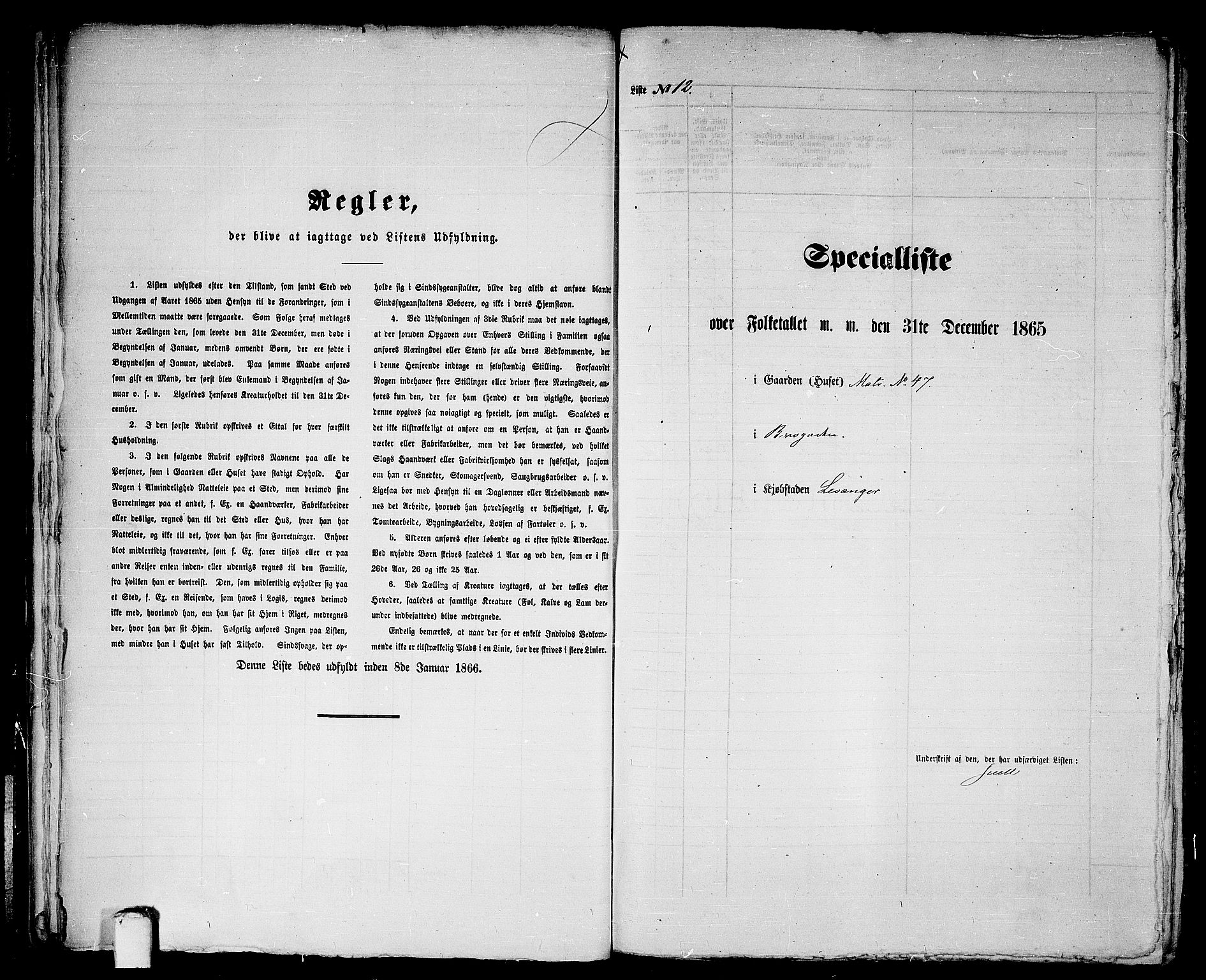 RA, Folketelling 1865 for 1701B Levanger prestegjeld, Levanger kjøpstad, 1865, s. 27
