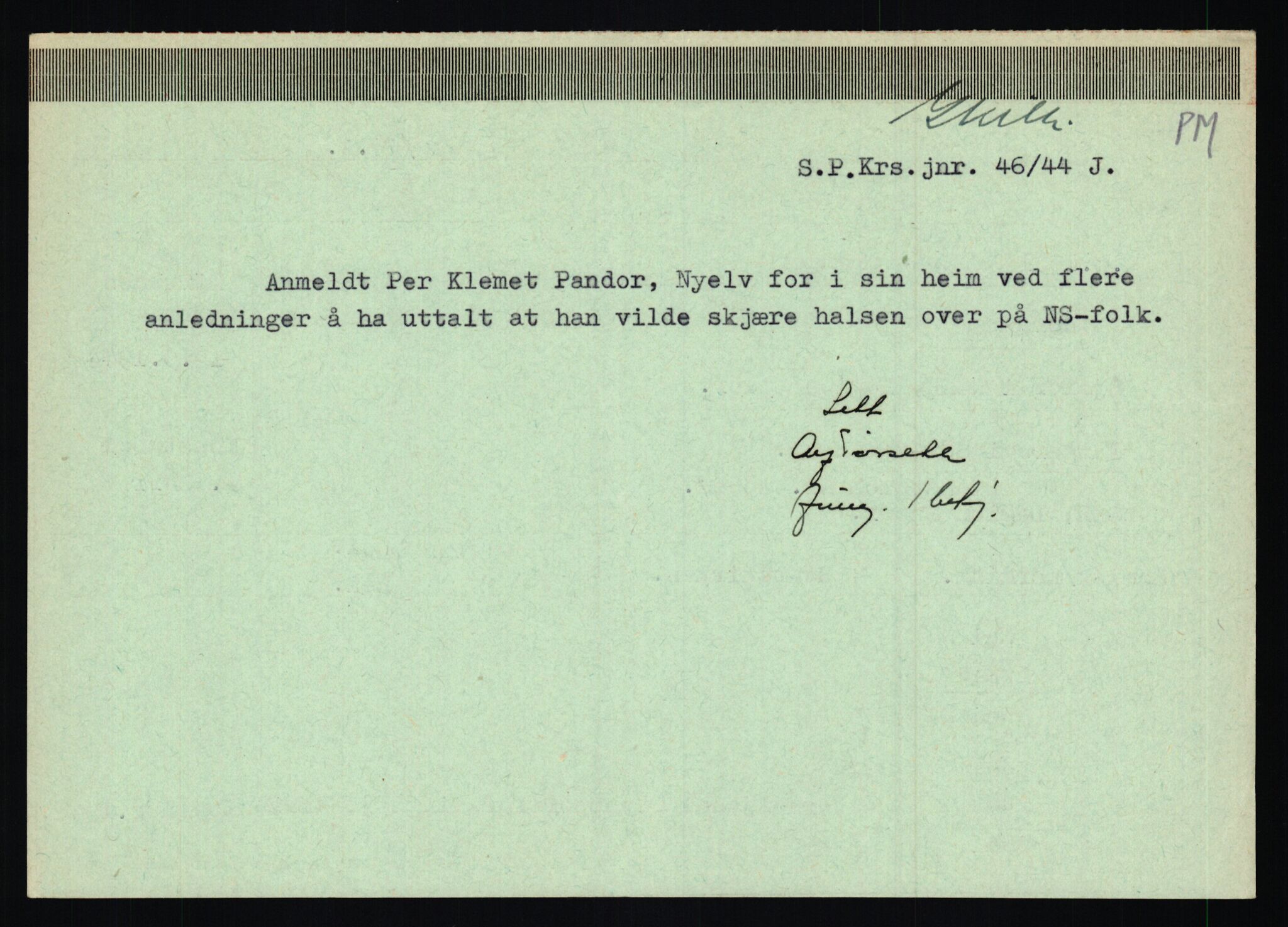 Statspolitiet - Hovedkontoret / Osloavdelingen, AV/RA-S-1329/C/Ca/L0014: Seterlien - Svartås, 1943-1945, s. 2007