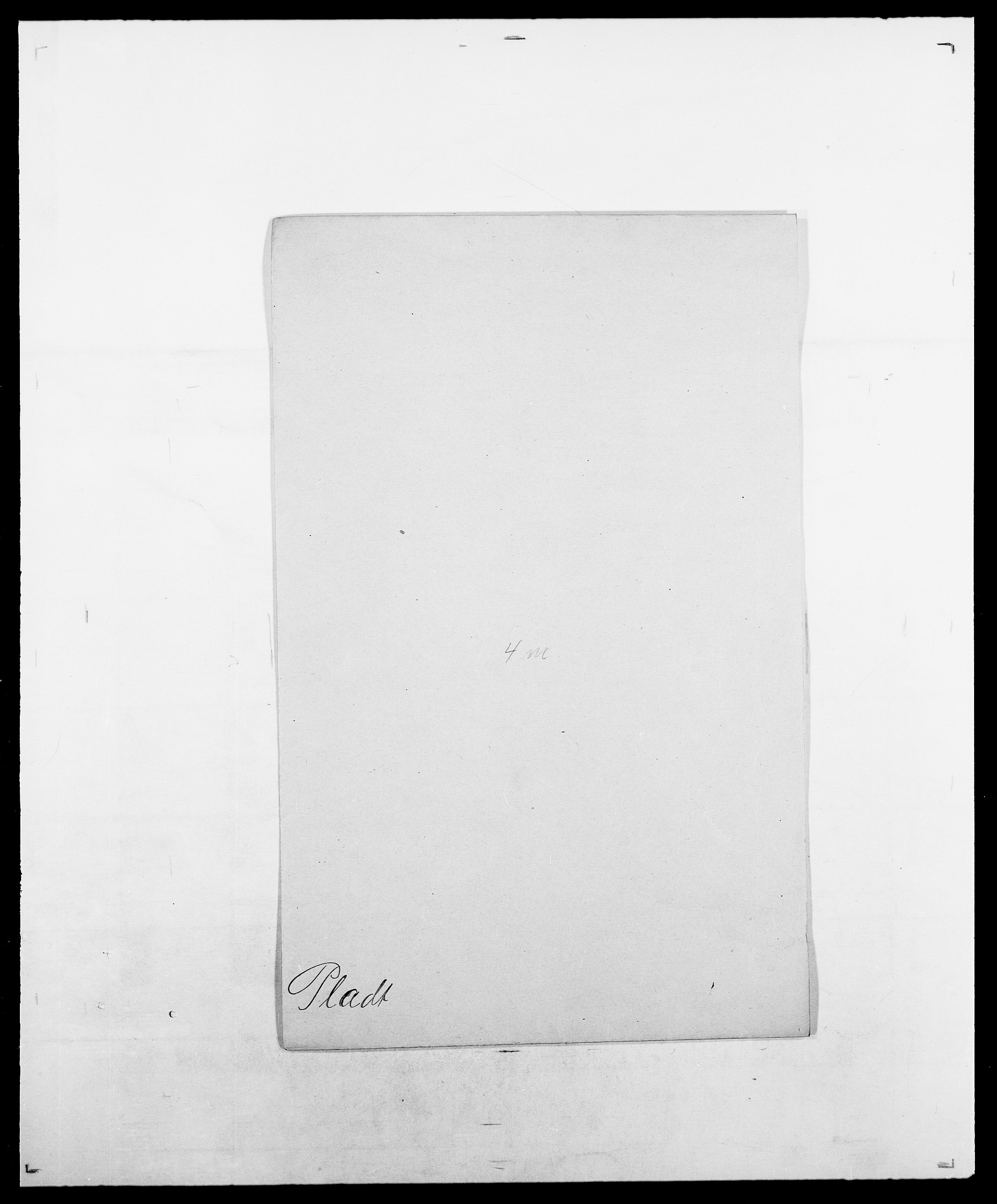 Delgobe, Charles Antoine - samling, AV/SAO-PAO-0038/D/Da/L0031: de Place - Raaum, s. 14