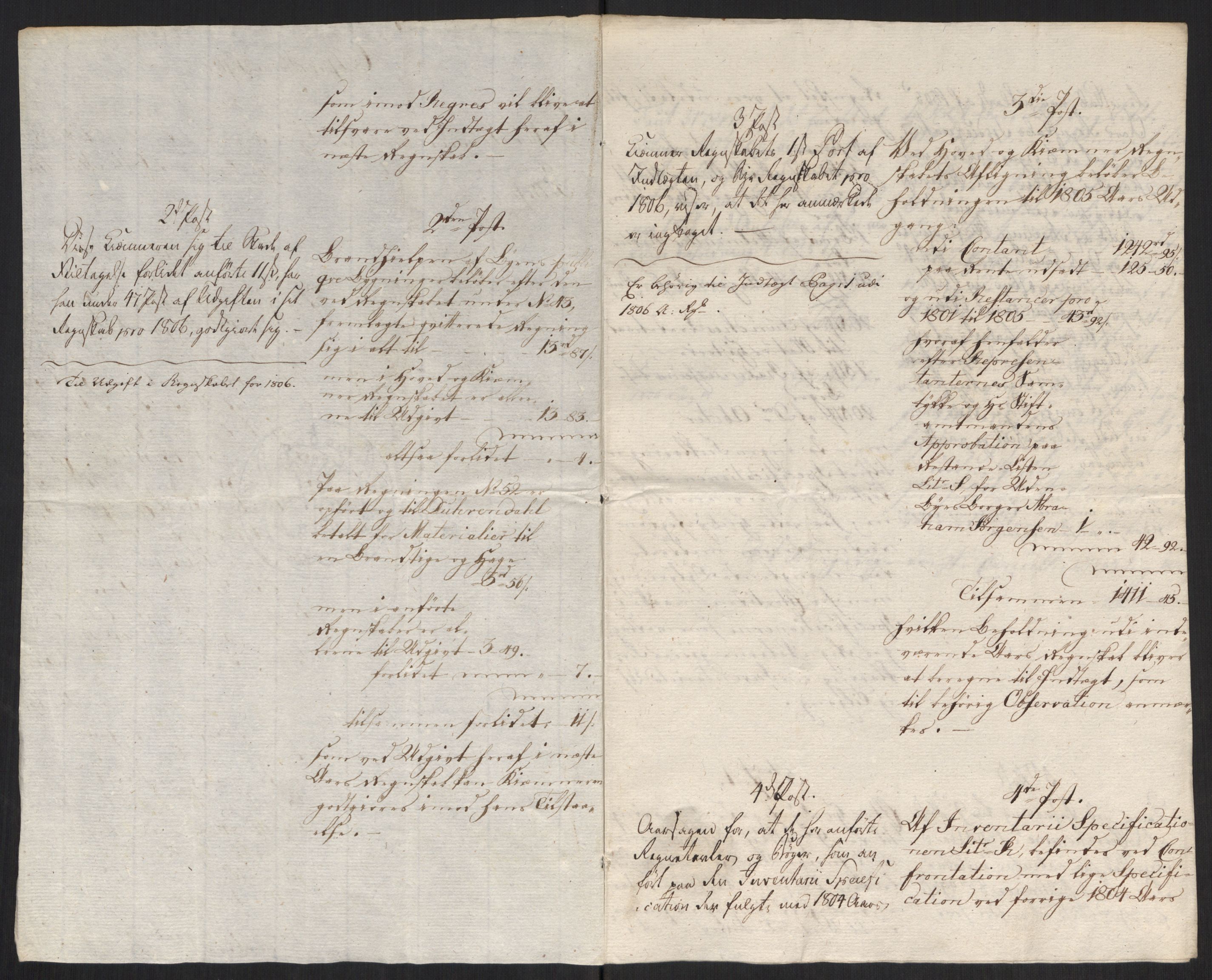 Danske Kanselli 1800-1814, AV/RA-EA-3024/K/Kk/Kka/Kkac/L0237: Kjøpstadregnskap Øster Risør, 1805-1810, s. 335