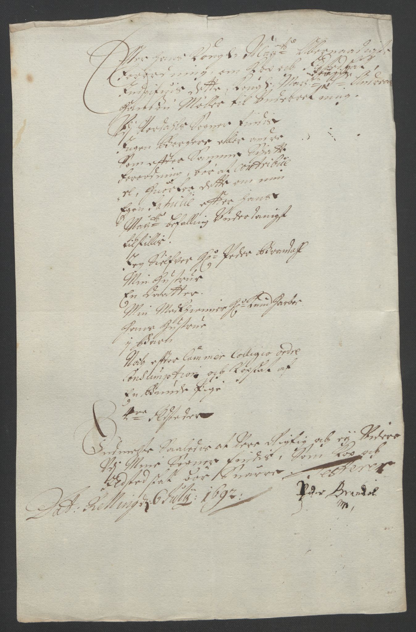 Rentekammeret inntil 1814, Reviderte regnskaper, Fogderegnskap, AV/RA-EA-4092/R54/L3554: Fogderegnskap Sunnmøre, 1691-1693, s. 292