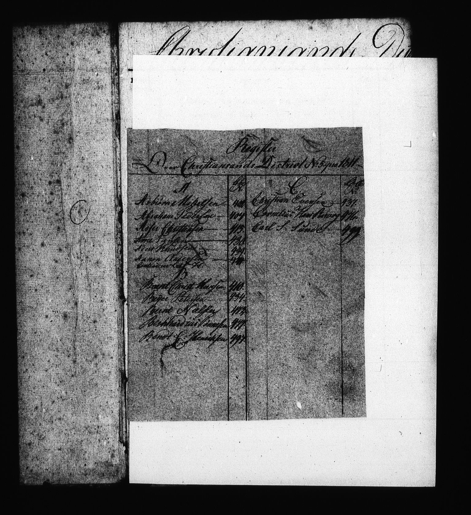 Sjøetaten, RA/EA-3110/F/L0082: Kristiansand distrikt, bind 6, 1811