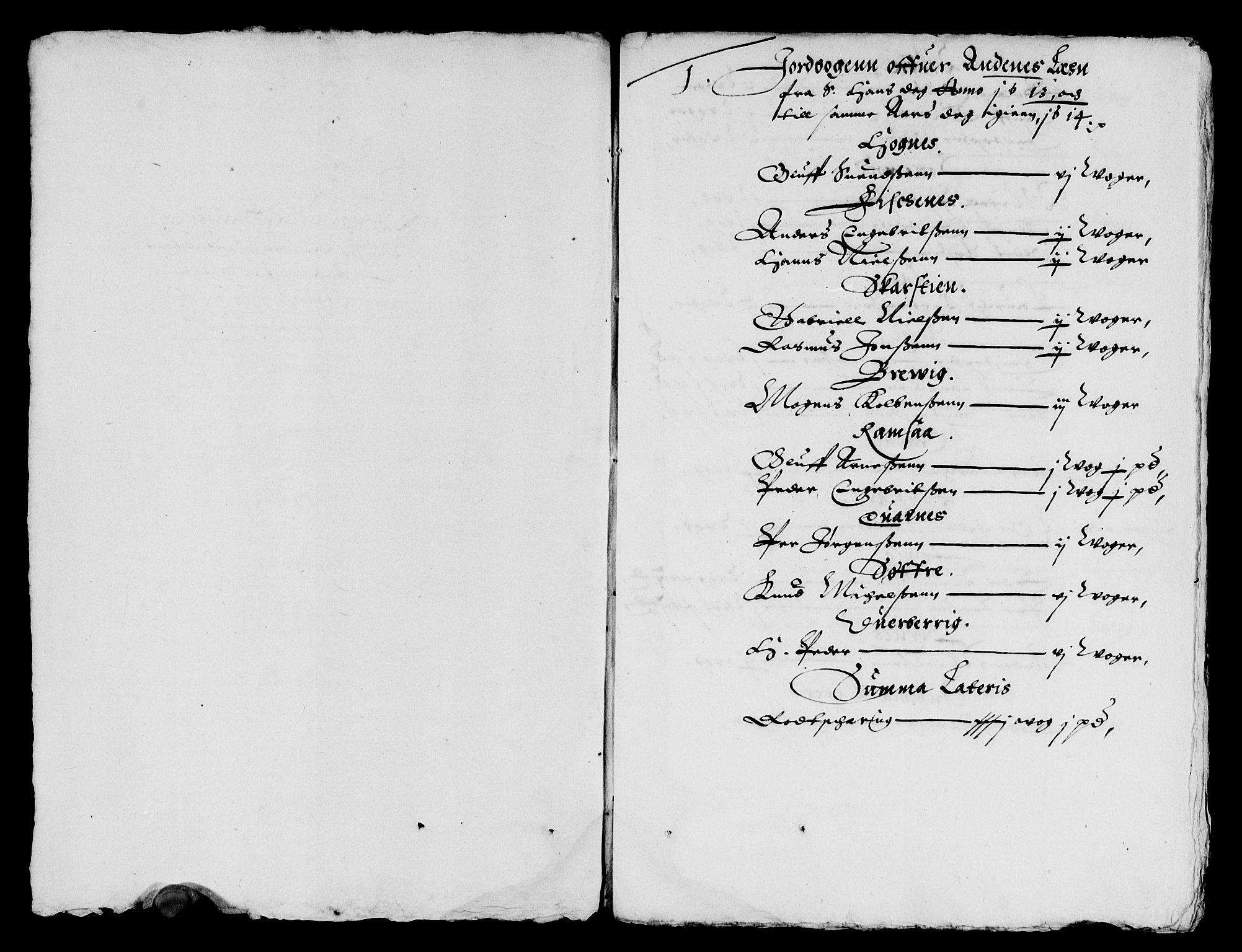 Rentekammeret inntil 1814, Reviderte regnskaper, Lensregnskaper, AV/RA-EA-5023/R/Rb/Rbz/L0005: Nordlandenes len, 1613-1615