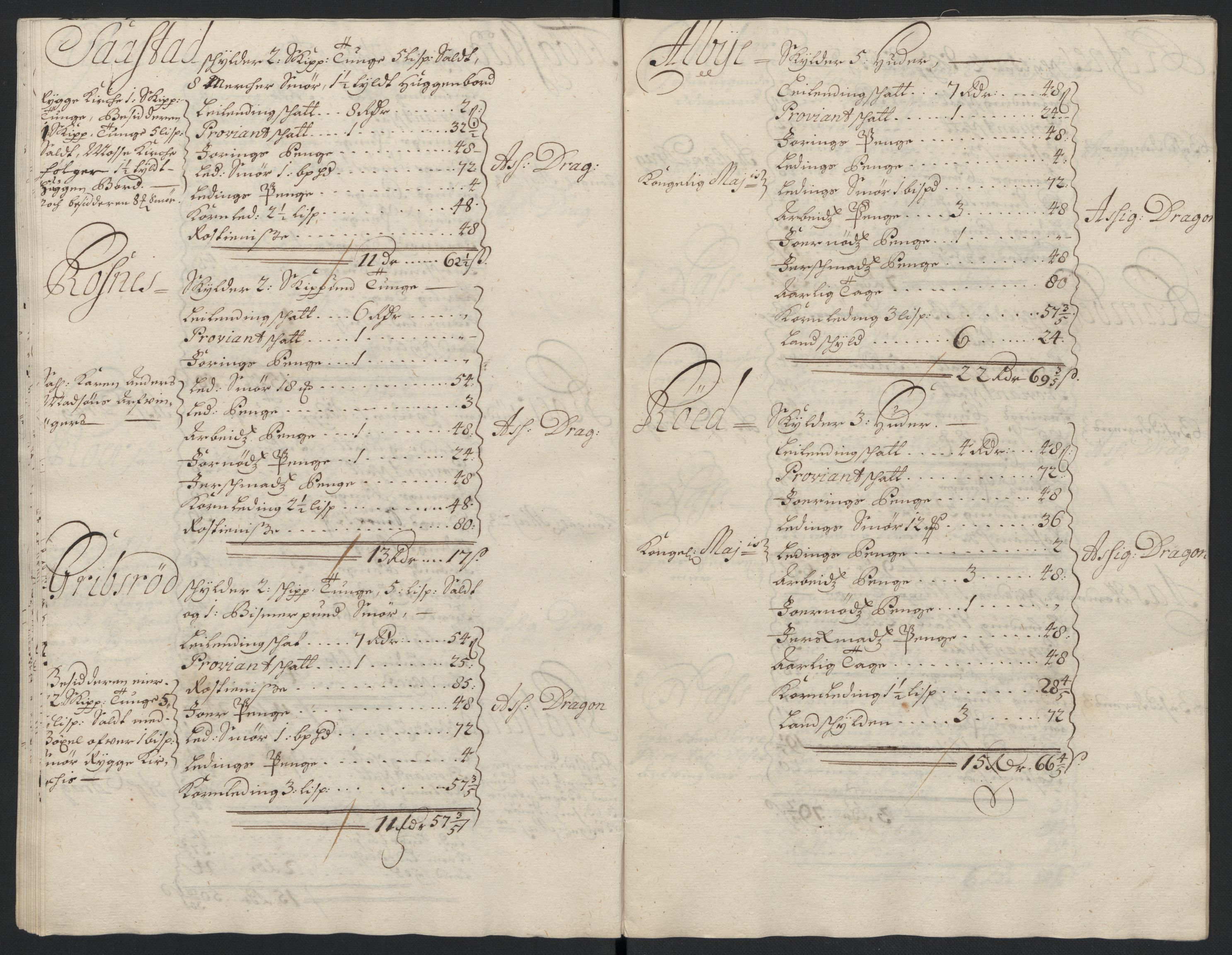 Rentekammeret inntil 1814, Reviderte regnskaper, Fogderegnskap, AV/RA-EA-4092/R04/L0134: Fogderegnskap Moss, Onsøy, Tune, Veme og Åbygge, 1707-1708, s. 301