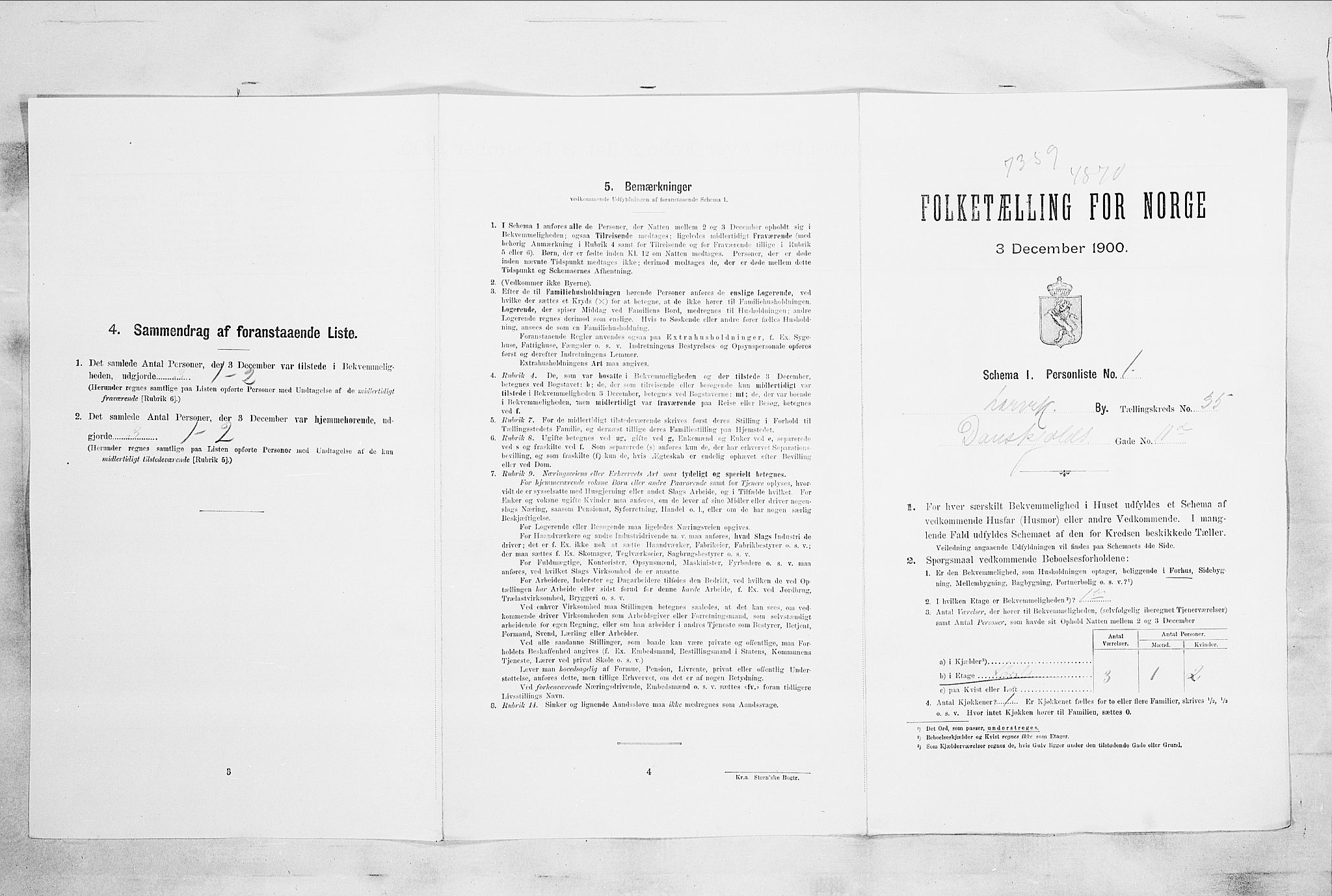 RA, Folketelling 1900 for 0707 Larvik kjøpstad, 1900, s. 6596