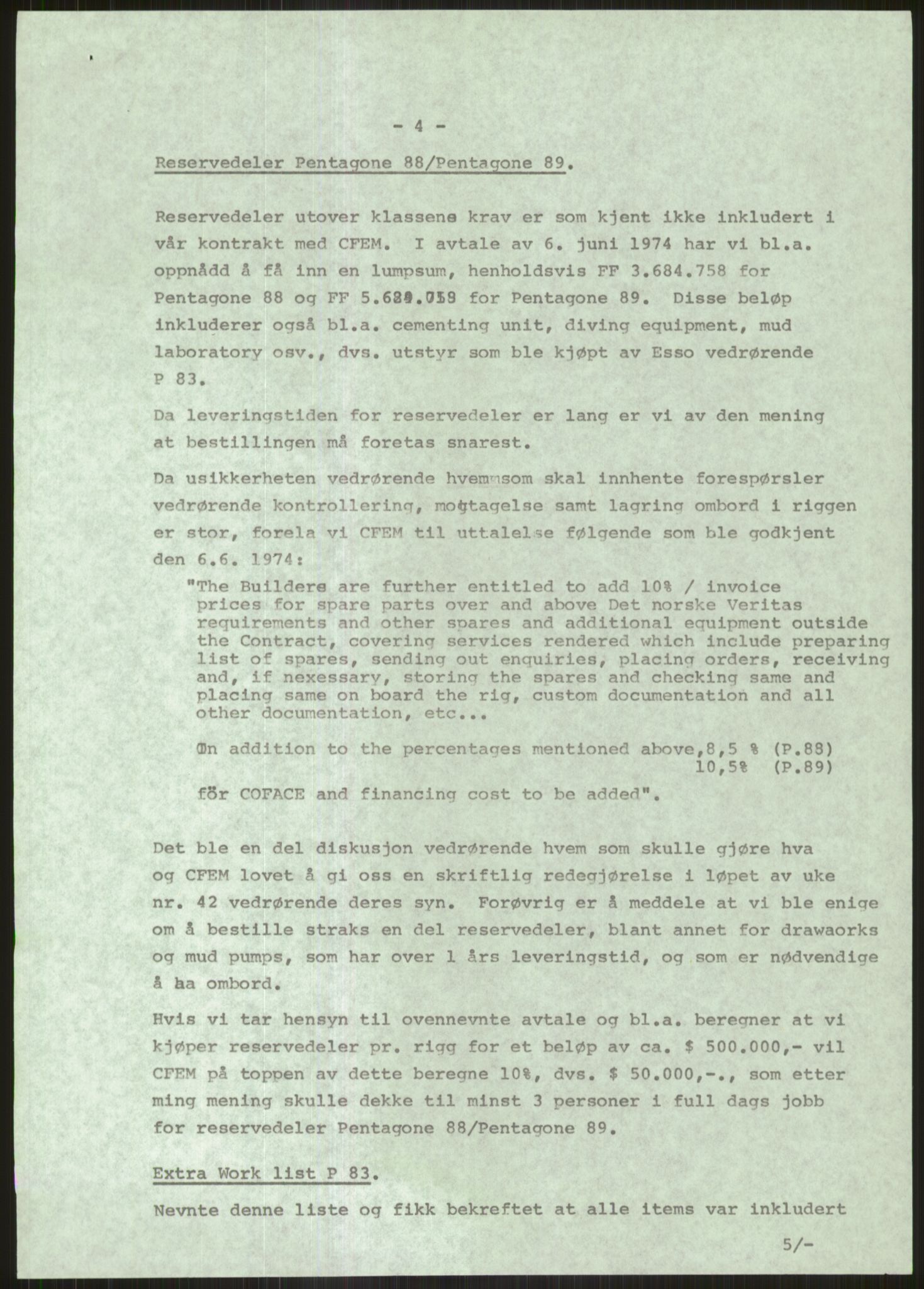 Pa 1503 - Stavanger Drilling AS, AV/SAST-A-101906/D/L0005: Korrespondanse og saksdokumenter, 1974-1985, s. 24