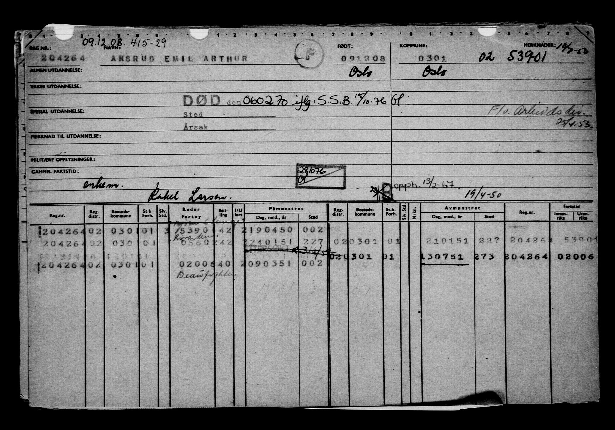 Direktoratet for sjømenn, AV/RA-S-3545/G/Gb/L0080: Hovedkort, 1908, s. 552