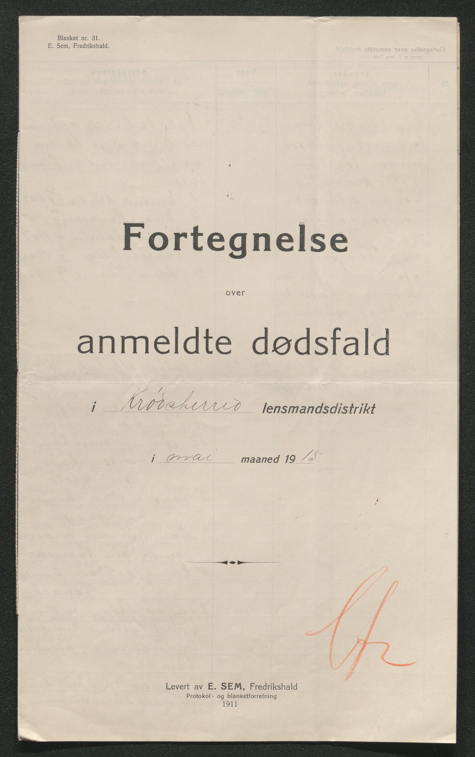 Eiker, Modum og Sigdal sorenskriveri, AV/SAKO-A-123/H/Ha/Hab/L0037: Dødsfallsmeldinger, 1914-1915, s. 651