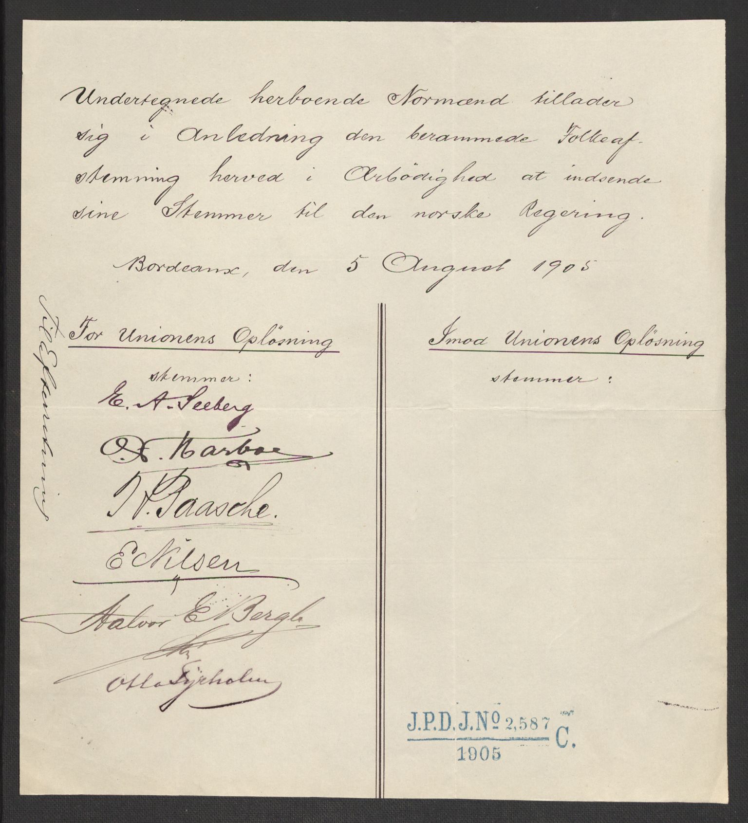 Justisdepartementet, 2. sivilkontor C, RA/S-1040/F/L0125B/0002: Folkeavstemmingen august 1905 / Kvinnenes stemmelister, 1905, s. 115