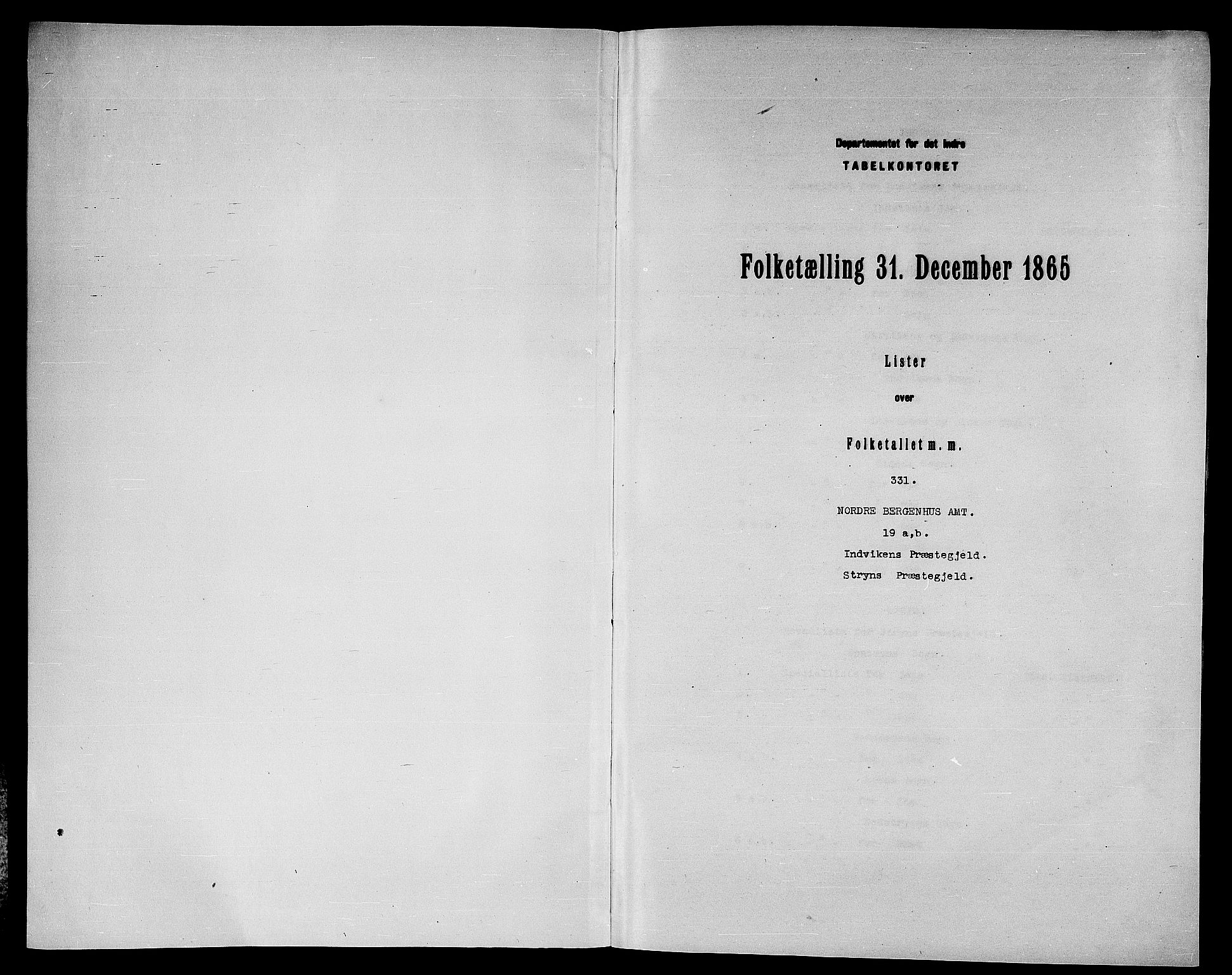 RA, Folketelling 1865 for 1447P Innvik prestegjeld, 1865, s. 3