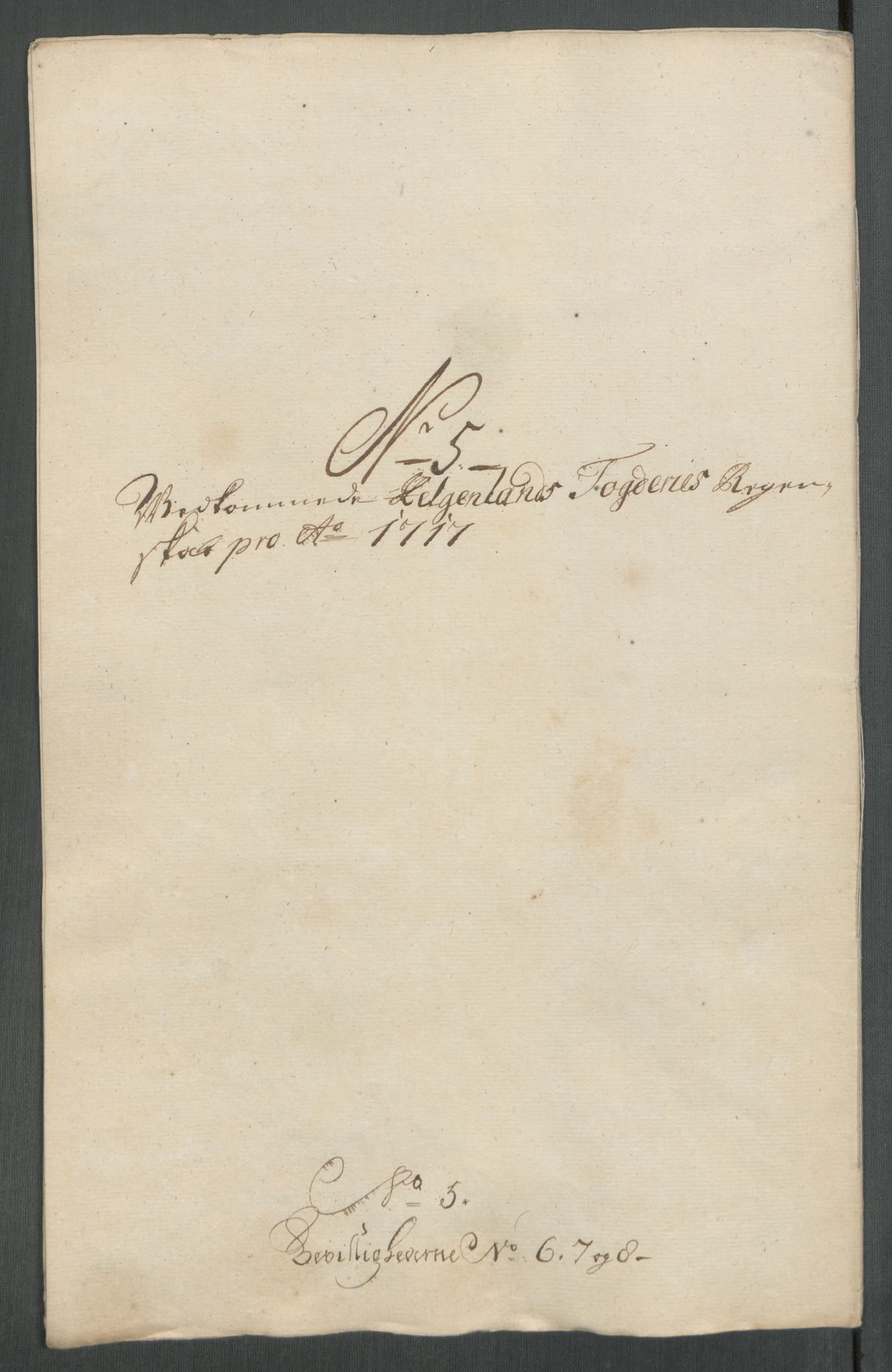 Rentekammeret inntil 1814, Reviderte regnskaper, Fogderegnskap, AV/RA-EA-4092/R65/L4515: Fogderegnskap Helgeland, 1717, s. 119
