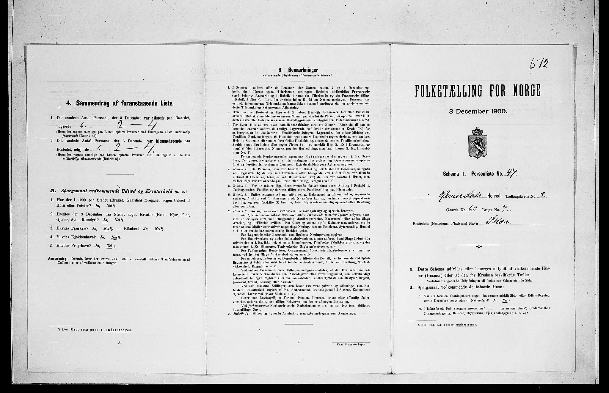 RA, Folketelling 1900 for 0618 Hemsedal herred, 1900, s. 213