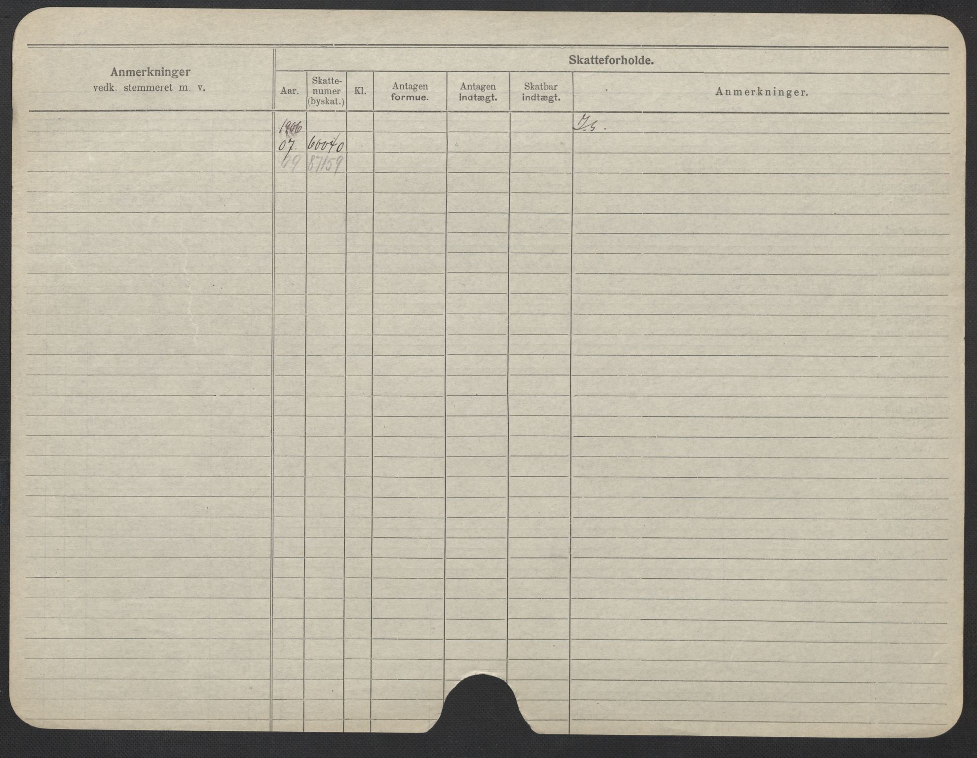 Oslo folkeregister, Registerkort, AV/SAO-A-11715/F/Fa/Fac/L0025: Kvinner, 1906-1914, s. 492b